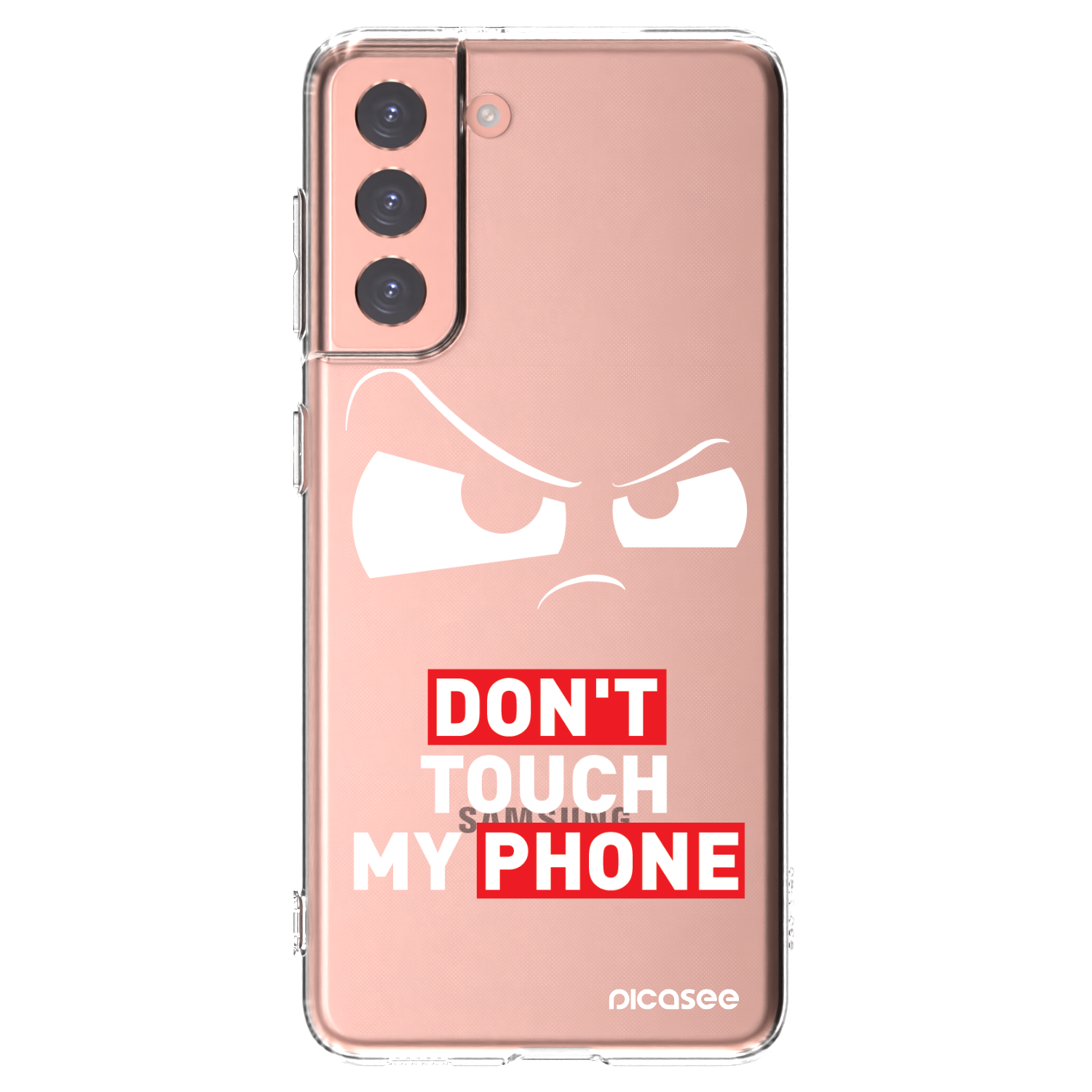 Picasee silikonska prozirna maskica za Samsung Galaxy S21 5G G991B - Cloudy Eye - Transparent