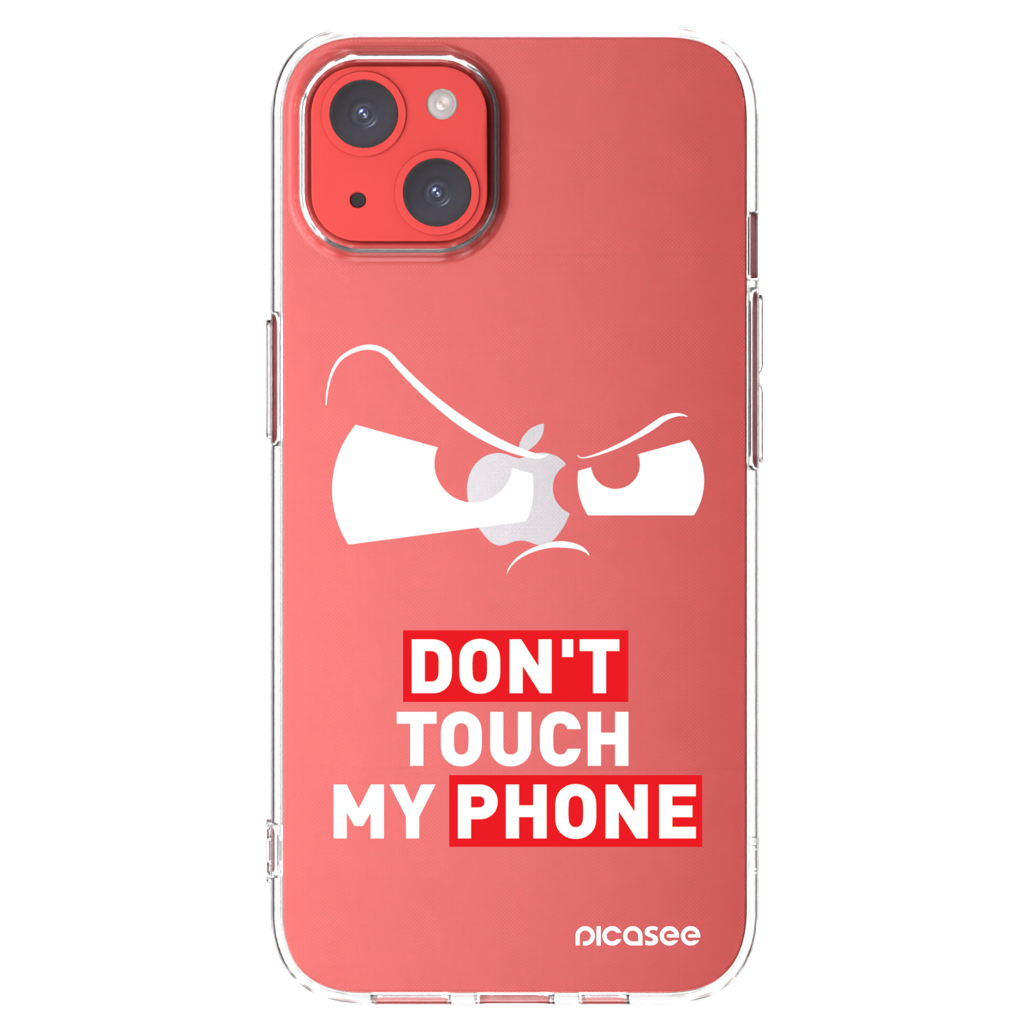 Picasee silikonska prozirna maskica za Apple iPhone 13 - Cloudy Eye - Transparent