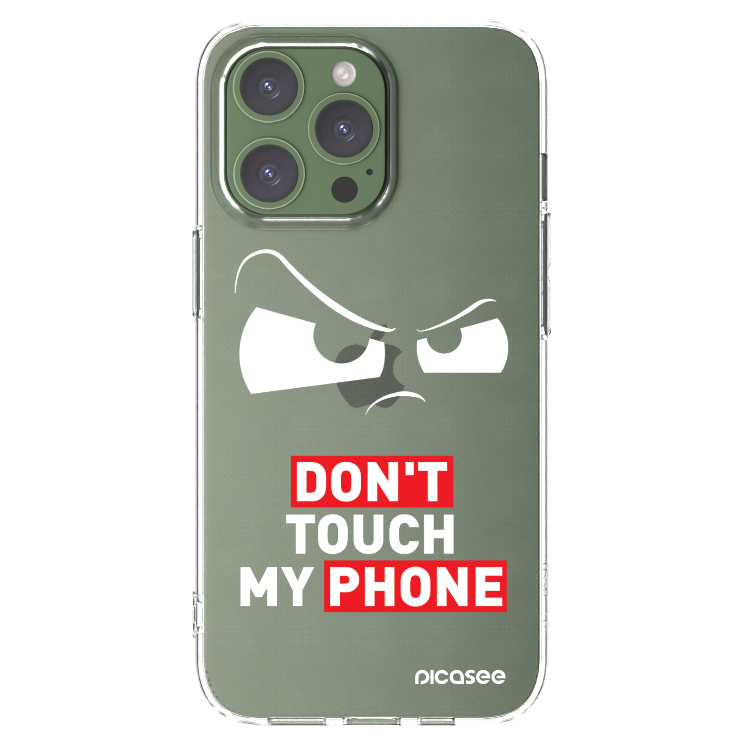 Picasee silikonska prozirna maskica za Apple iPhone 13 Pro - Cloudy Eye - Transparent