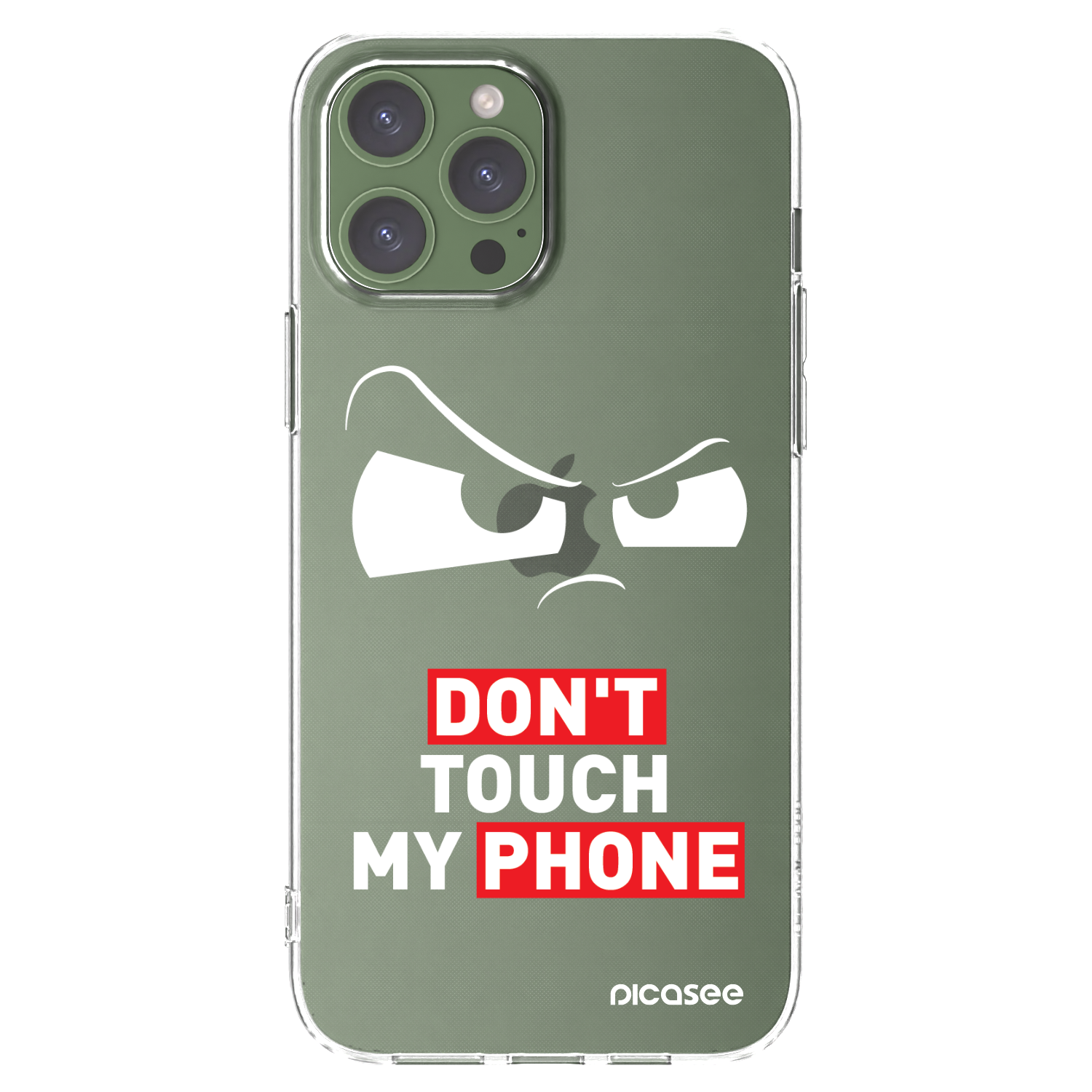 Picasee silikonska prozirna maskica za Apple iPhone 13 Pro Max - Cloudy Eye - Transparent