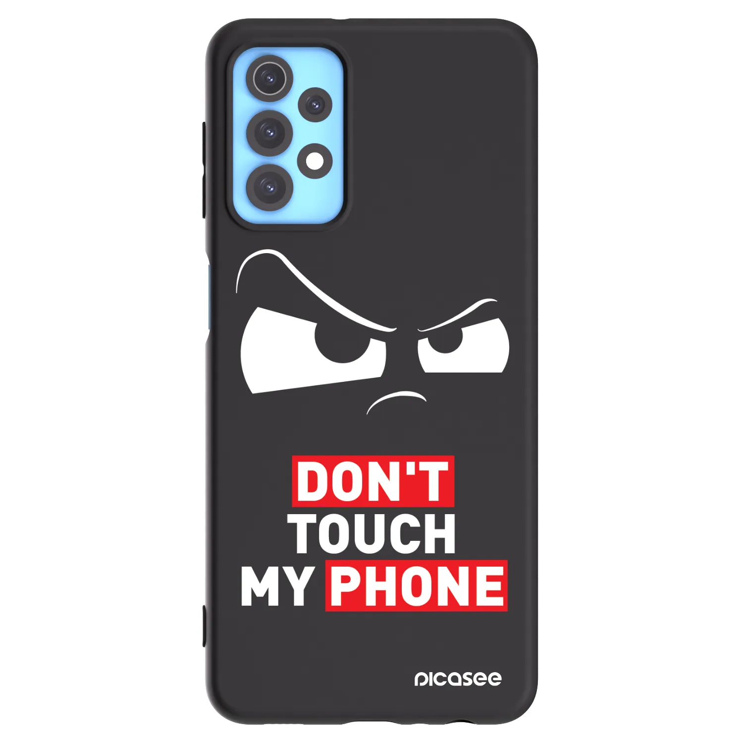 Picasee crna silikonska maskica za Samsung Galaxy A32 4G SM-A325F - Cloudy Eye - Transparent