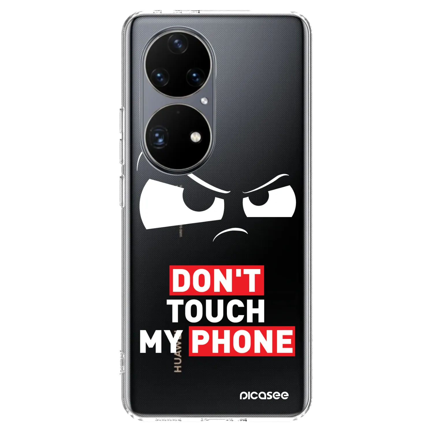 Picasee silikonska prozirna maskica za Huawei P50 - Cloudy Eye - Transparent