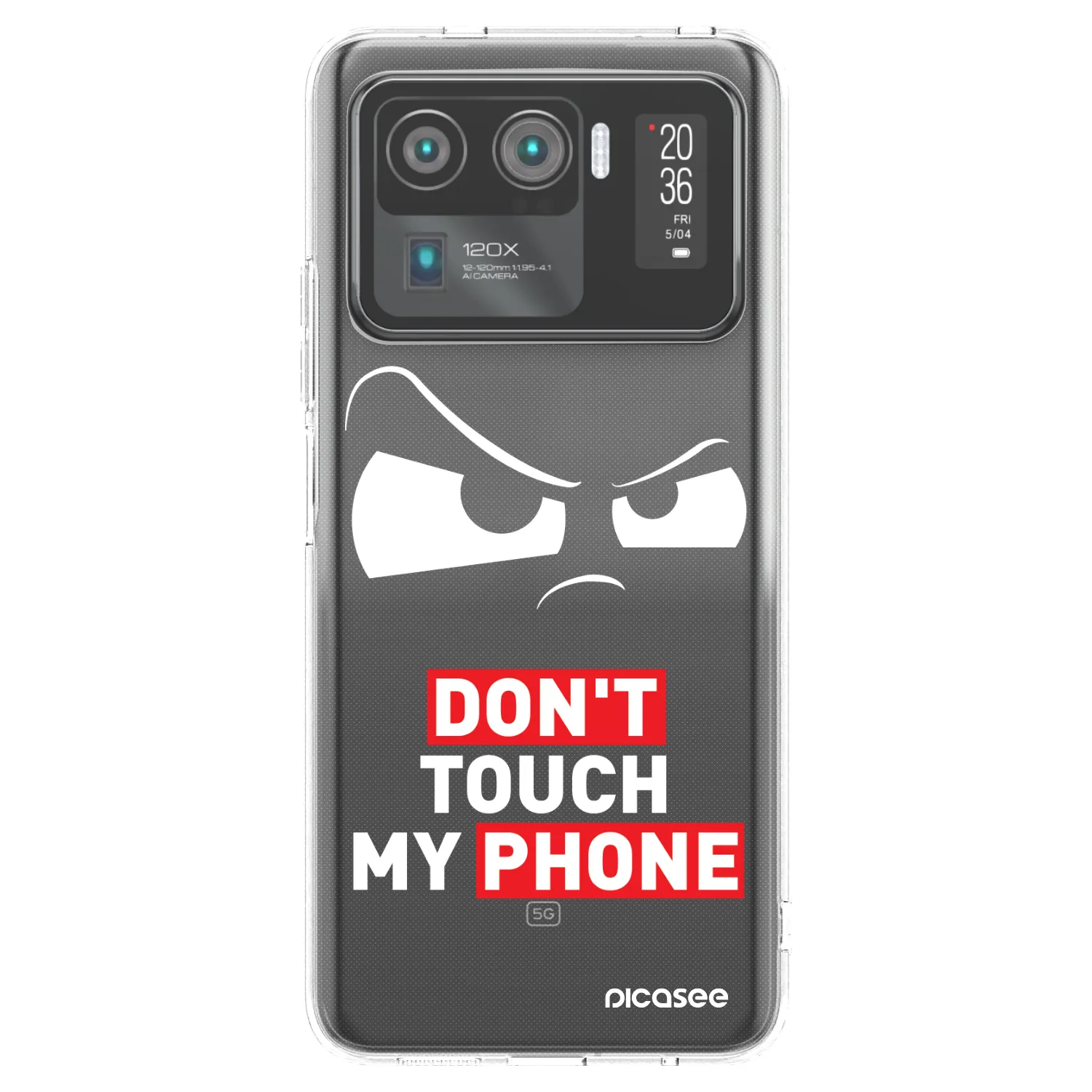 Picasee silikonska prozirna maskica za Xiaomi Mi 11 Ultra - Cloudy Eye - Transparent