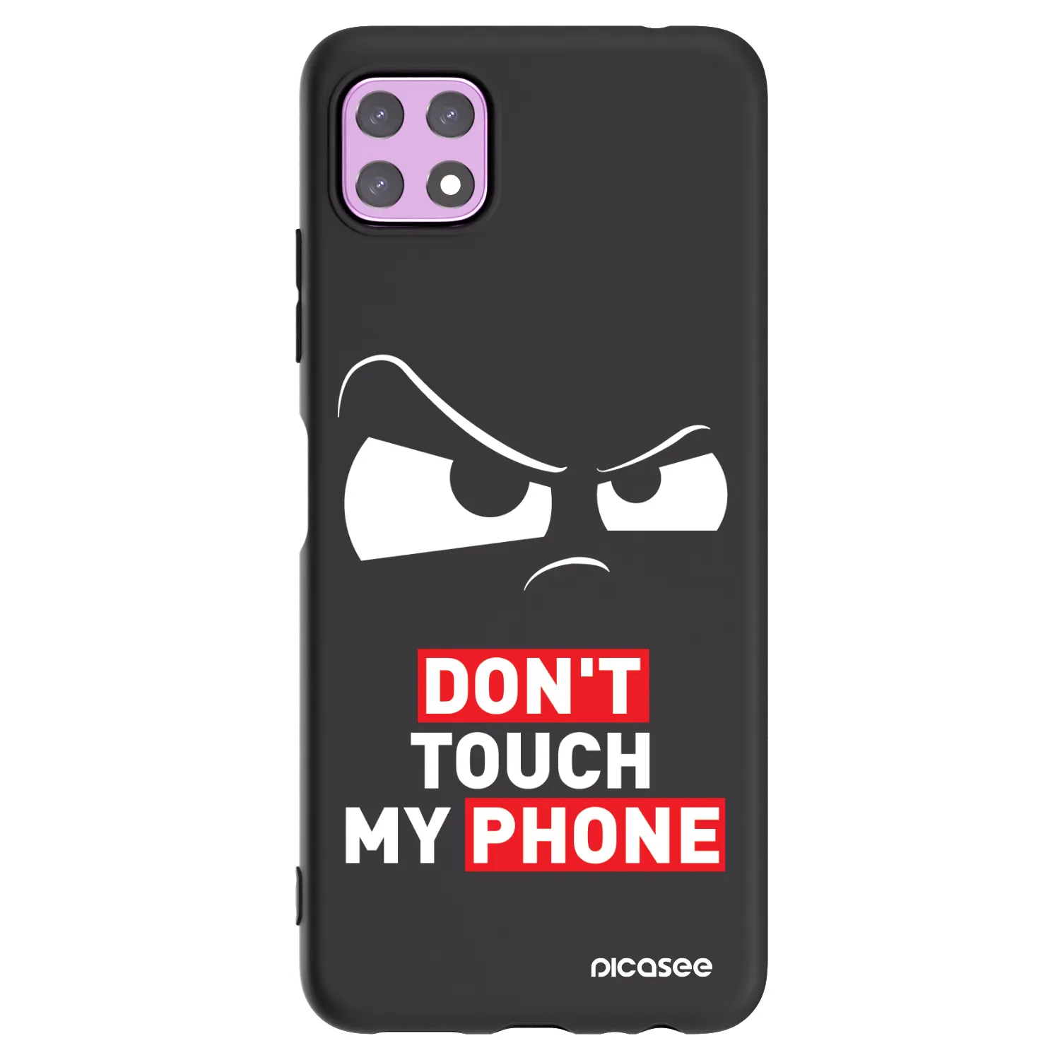 Picasee crna silikonska maskica za Samsung Galaxy A22 A226B 5G - Cloudy Eye - Transparent