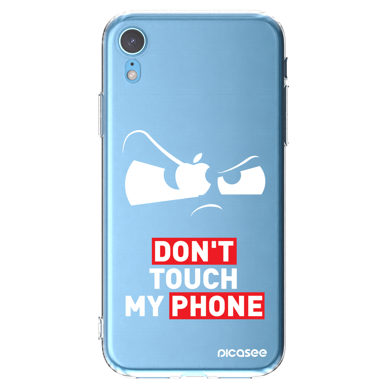 Picasee silikonska prozirna maskica za Apple iPhone XR - Cloudy Eye - Transparent