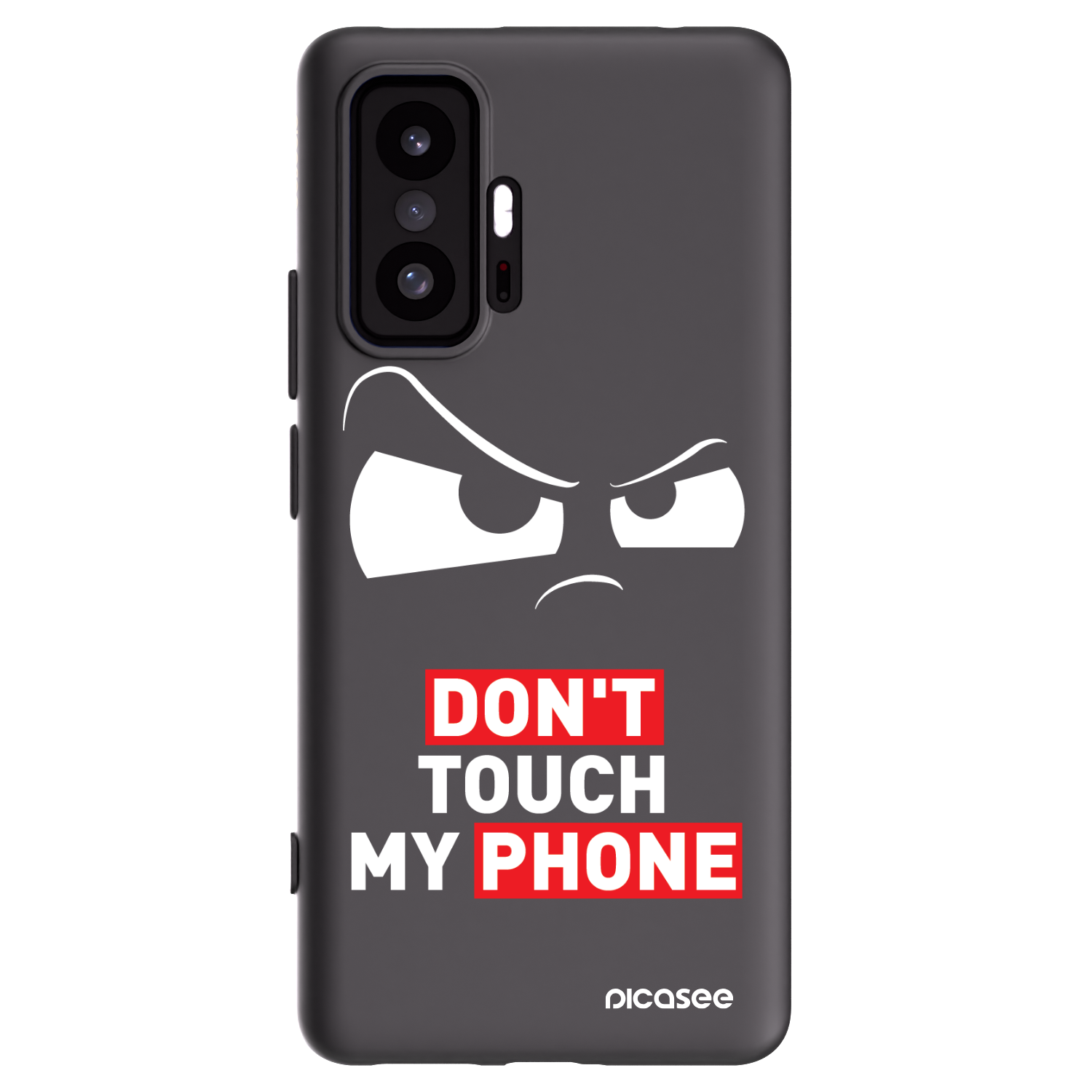 Picasee crna silikonska maskica za Xiaomi 11T - Cloudy Eye - Transparent