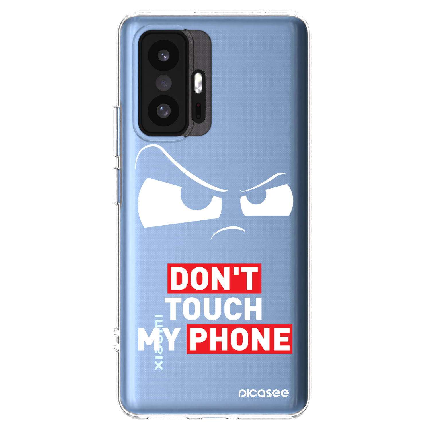 Picasee silikonska prozirna maskica za Xiaomi 11T Pro - Cloudy Eye - Transparent