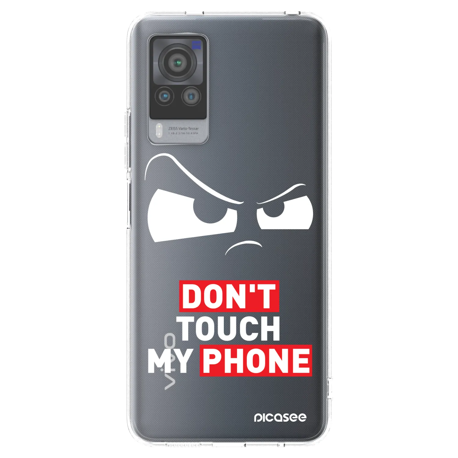 Picasee silikonska prozirna maskica za Vivo X60 Pro 5G - Cloudy Eye - Transparent