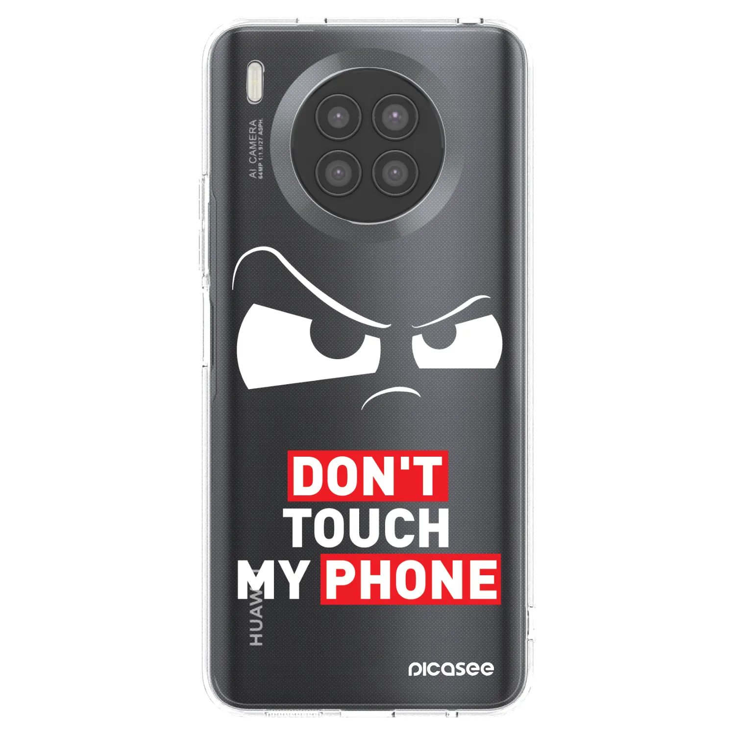 Picasee silikonska prozirna maskica za Huawei Nova 8i - Cloudy Eye - Transparent