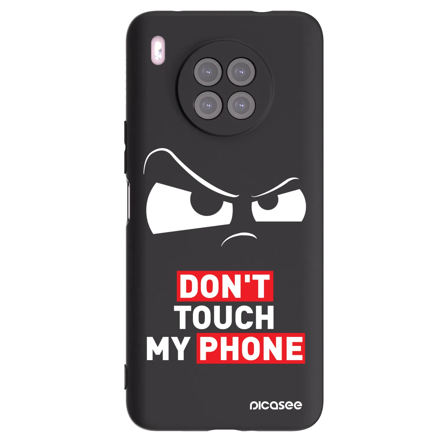 Picasee crna silikonska maskica za Huawei Nova 8i - Cloudy Eye - Transparent