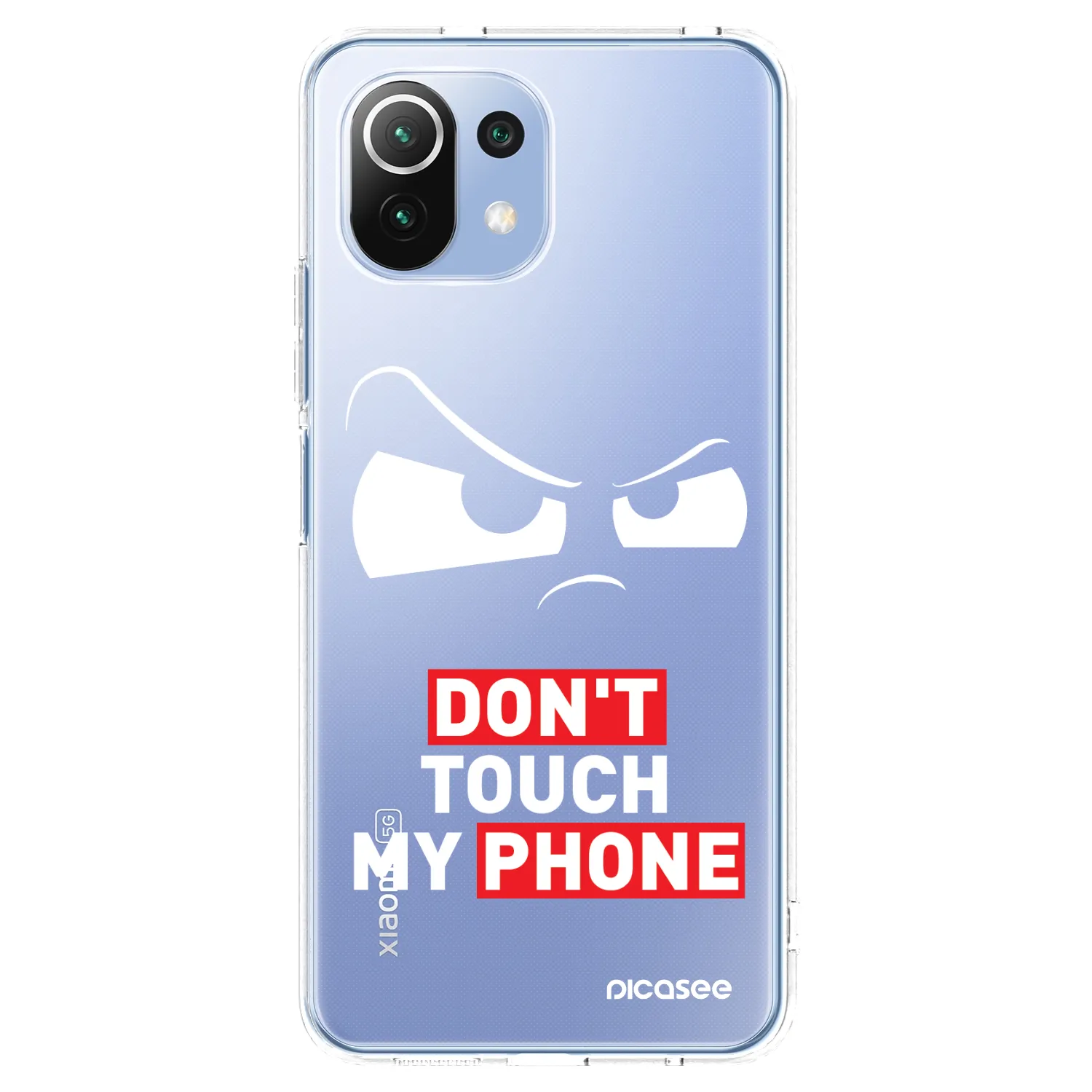 Picasee silikonska prozirna maskica za Xiaomi 11 Lite 5G NE - Cloudy Eye - Transparent