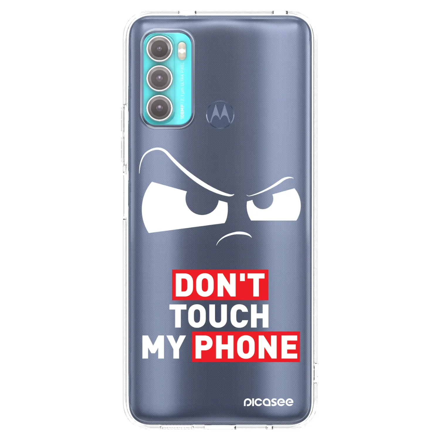 Picasee silikonska prozirna maskica za Motorola Moto G60 - Cloudy Eye - Transparent