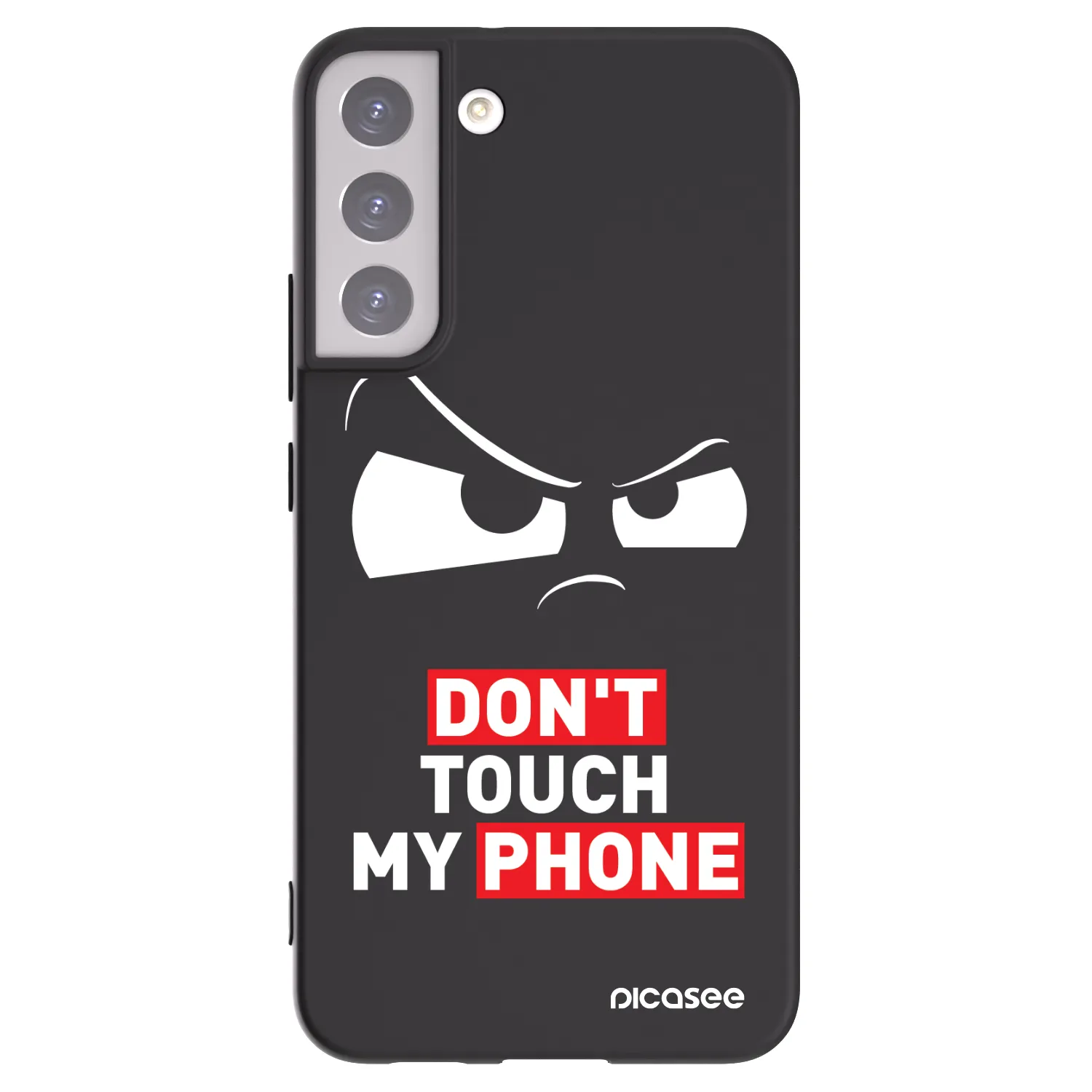 Picasee crna silikonska maskica za Samsung Galaxy S22+ 5G - Cloudy Eye - Transparent