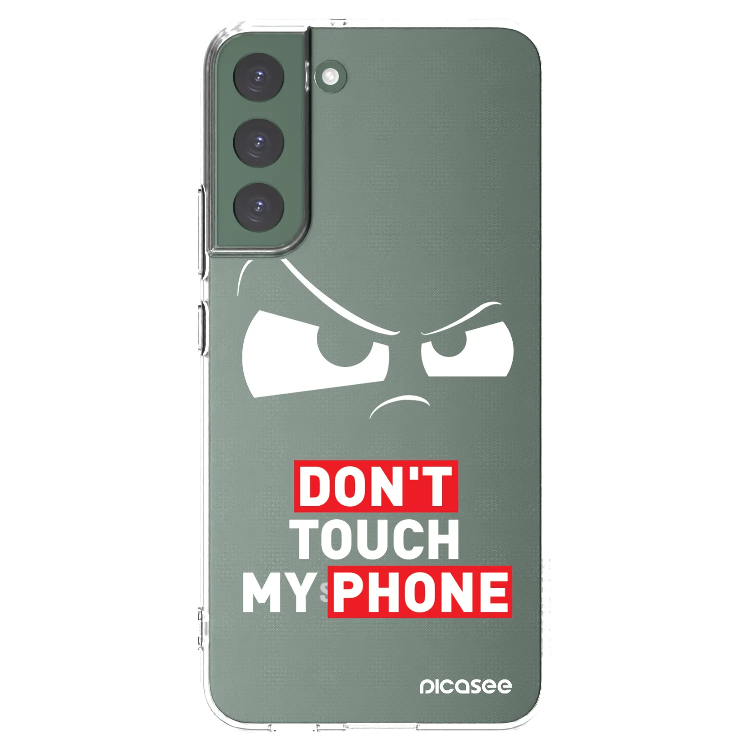 Picasee silikonska prozirna maskica za Samsung Galaxy S22+ 5G - Cloudy Eye - Transparent