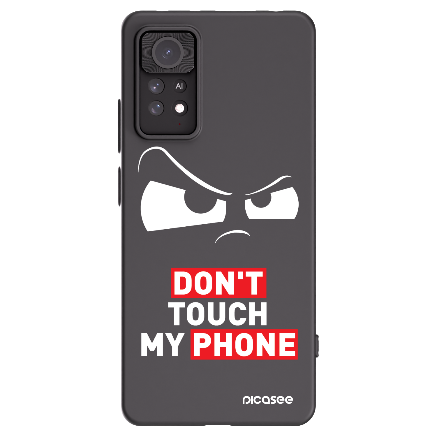 Picasee crna silikonska maskica za Xiaomi Redmi Note 11 Pro - Cloudy Eye - Transparent