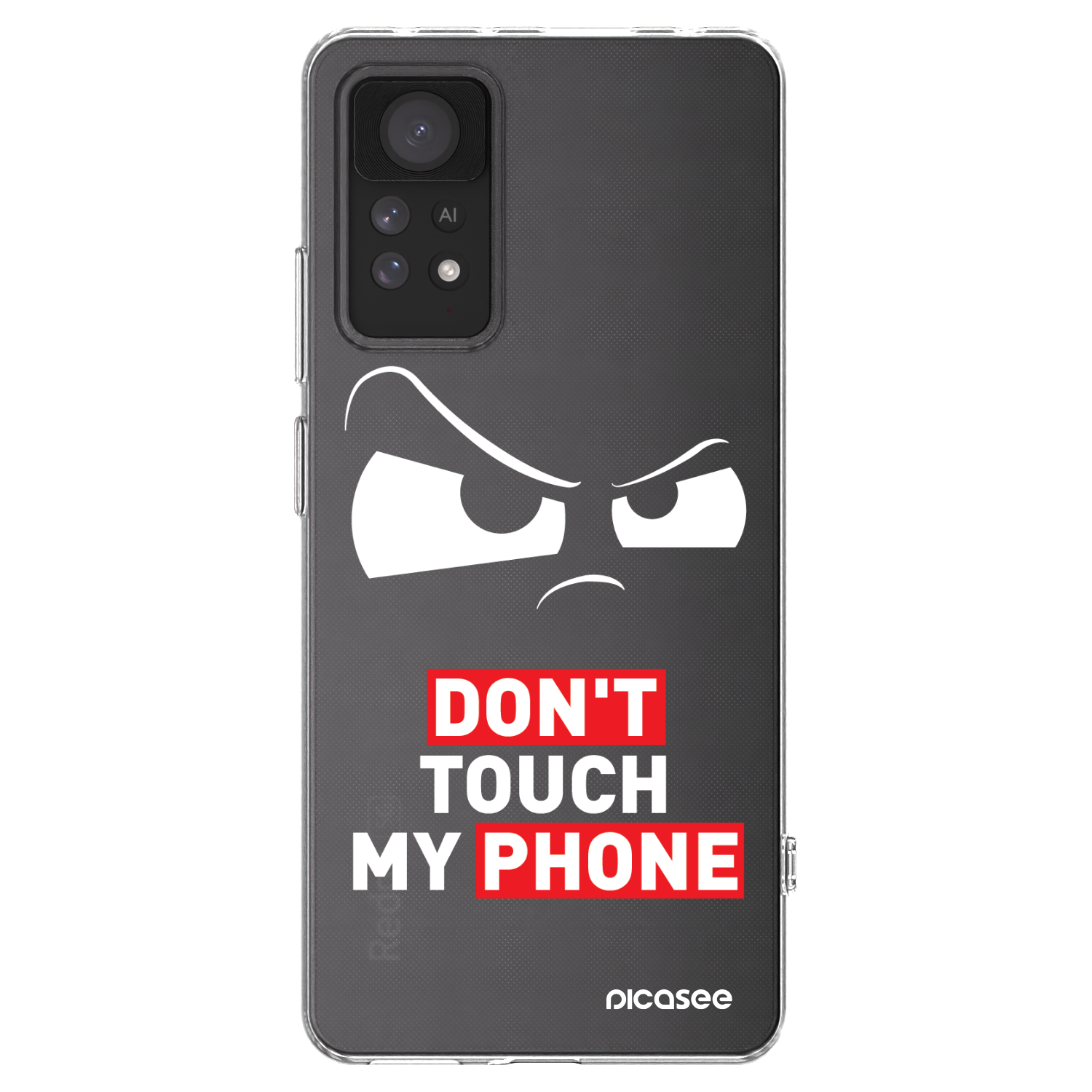 Picasee silikonska prozirna maskica za Xiaomi Redmi Note 11 Pro 5G - Cloudy Eye - Transparent