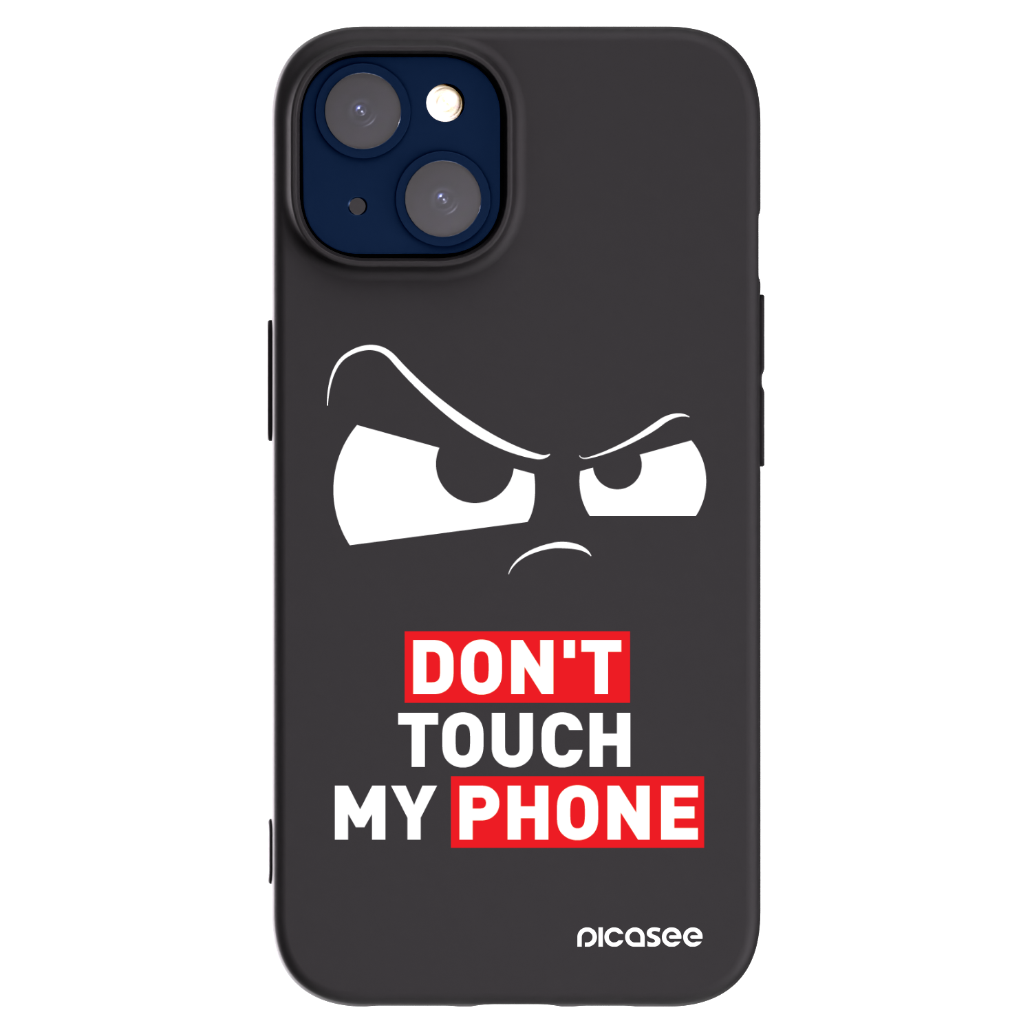 Picasee crna silikonska maskica za Apple iPhone 14 - Cloudy Eye - Transparent