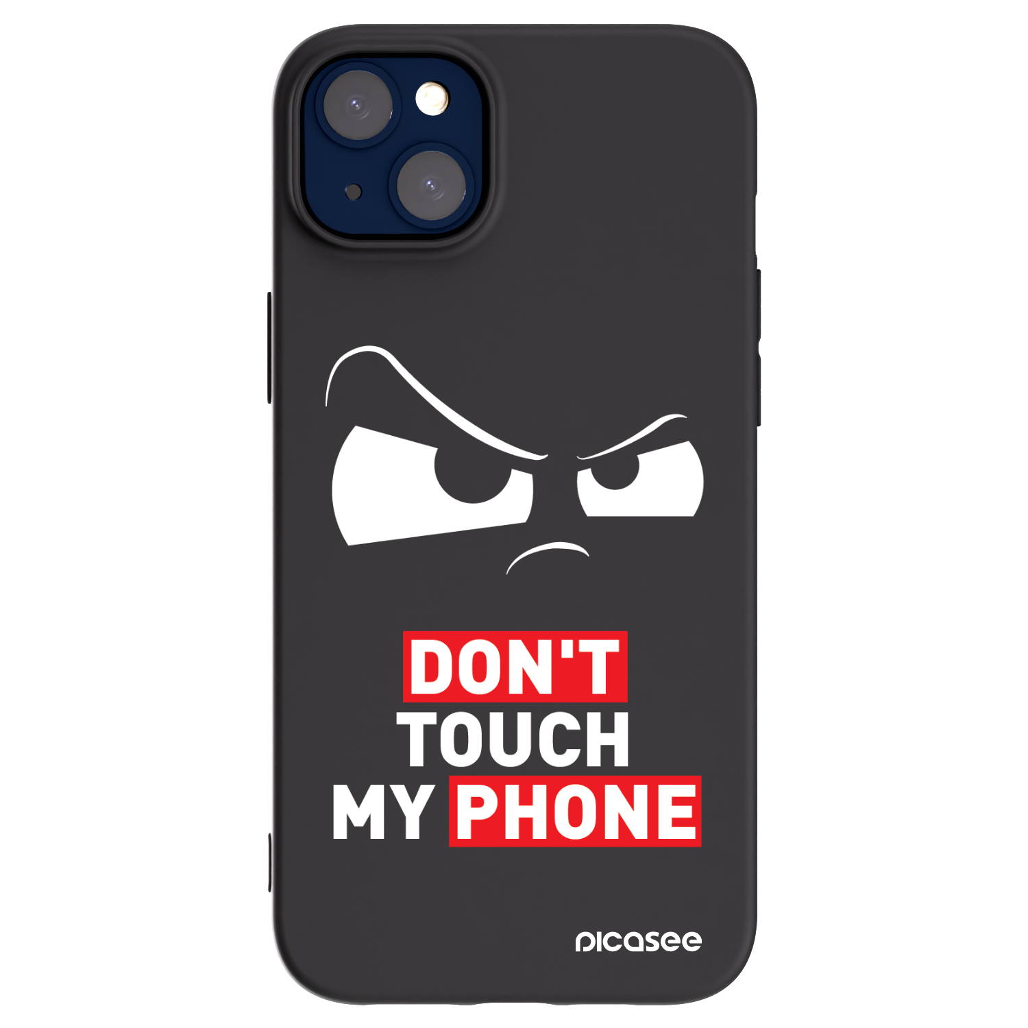 Picasee crna silikonska maskica za Apple iPhone 14 Plus - Cloudy Eye - Transparent