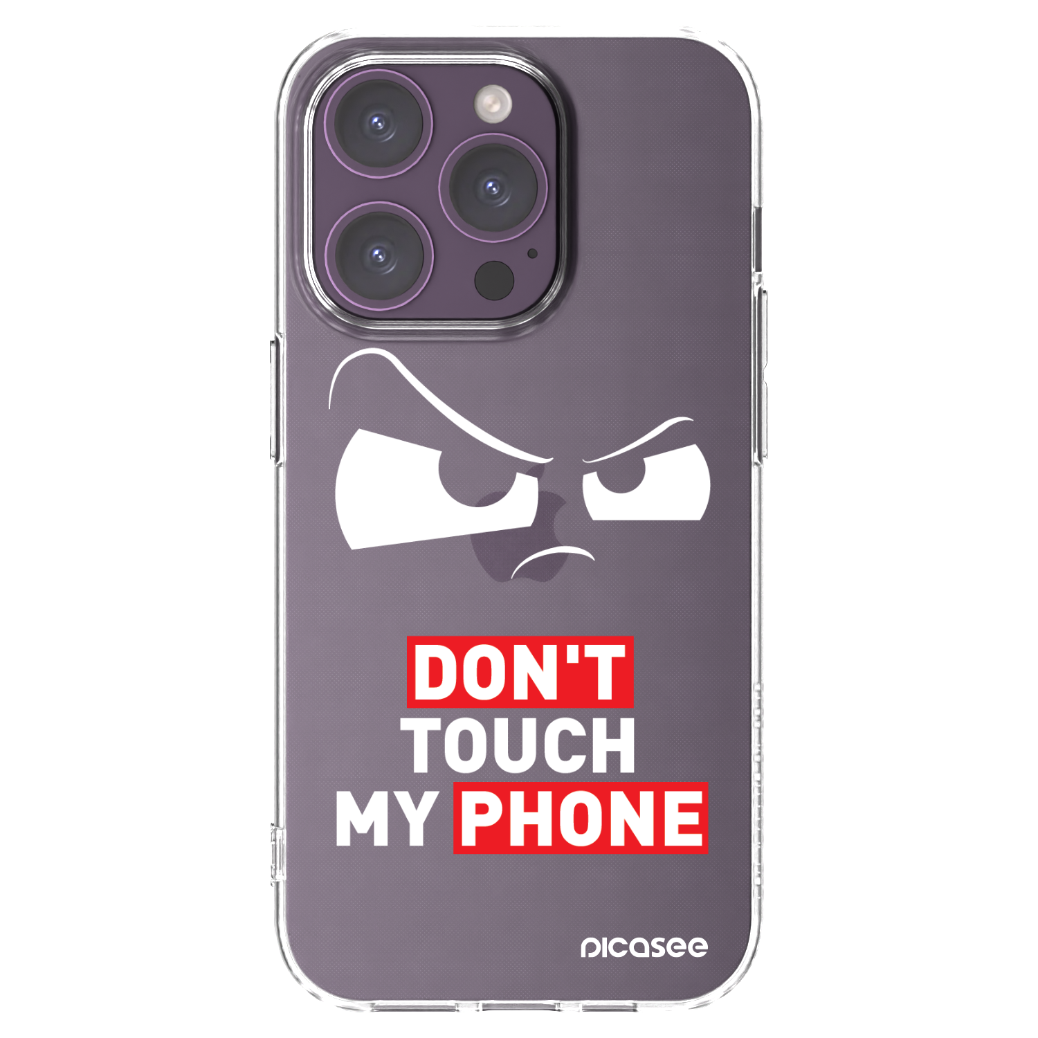 Picasee silikonska prozirna maskica za Apple iPhone 14 Pro - Cloudy Eye - Transparent