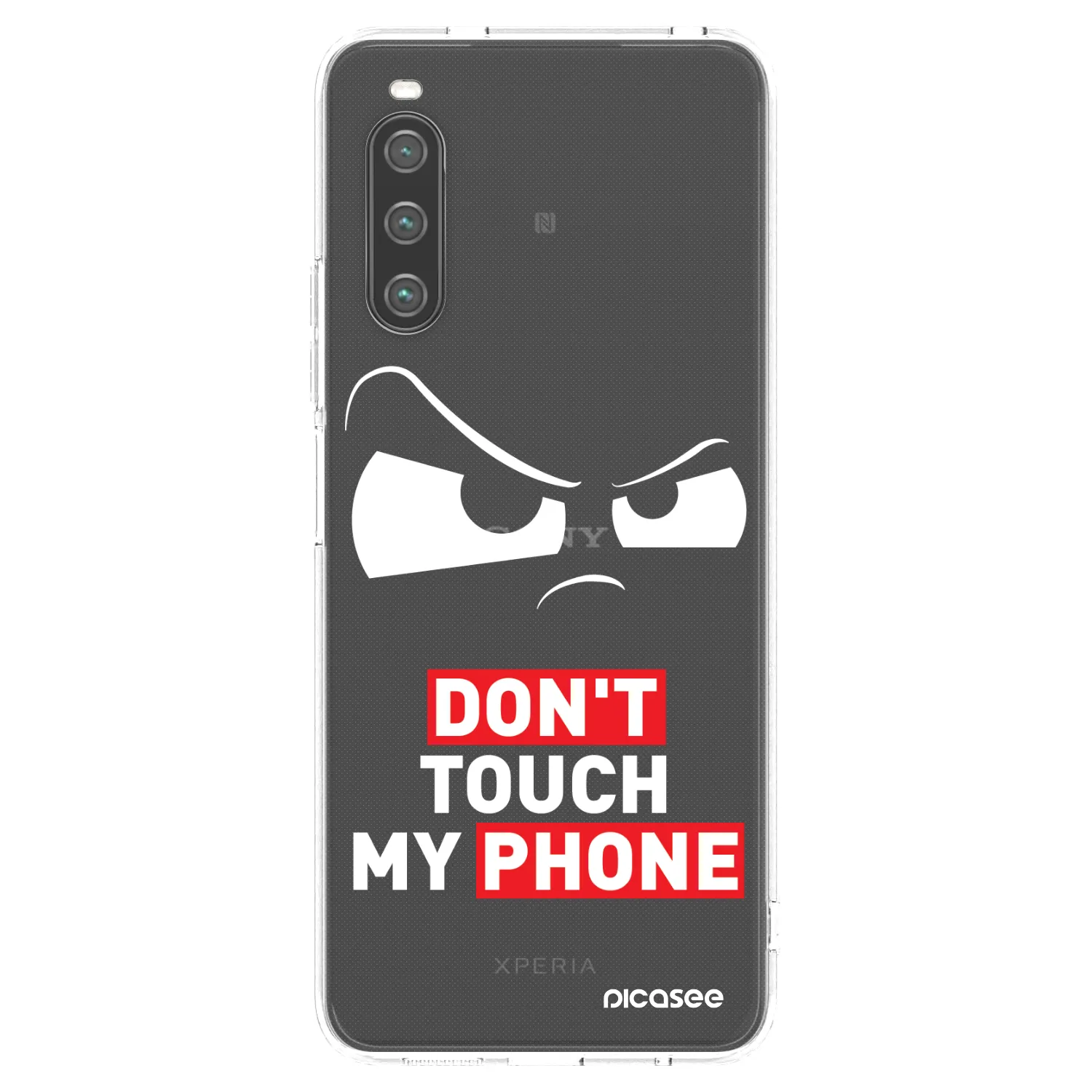 Picasee silikonska prozirna maskica za Sony Xperia 10 IV 5G - Cloudy Eye - Transparent