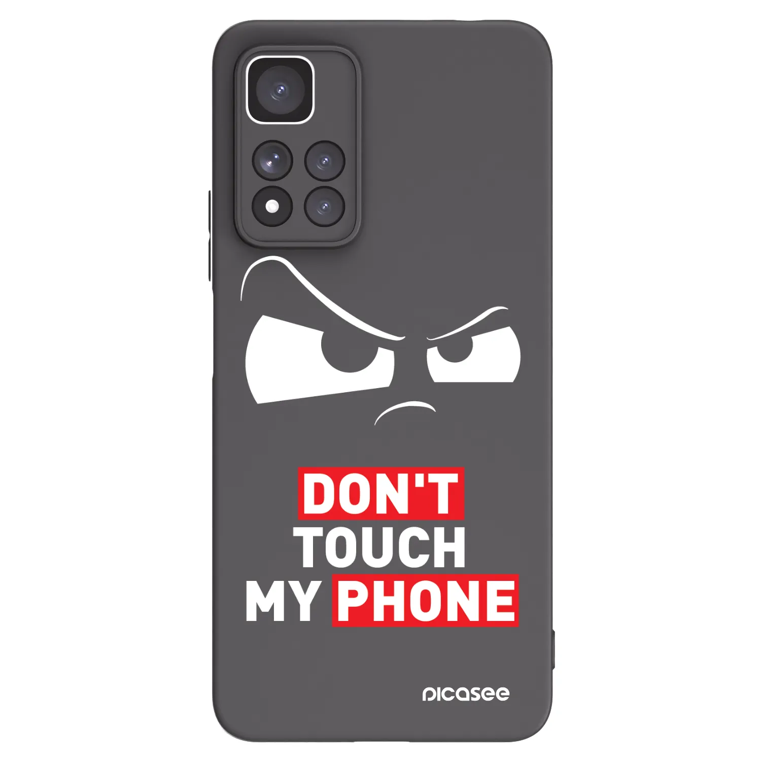 Picasee crna silikonska maskica za Xiaomi Redmi Note 11 Pro+ 5G - Cloudy Eye - Transparent
