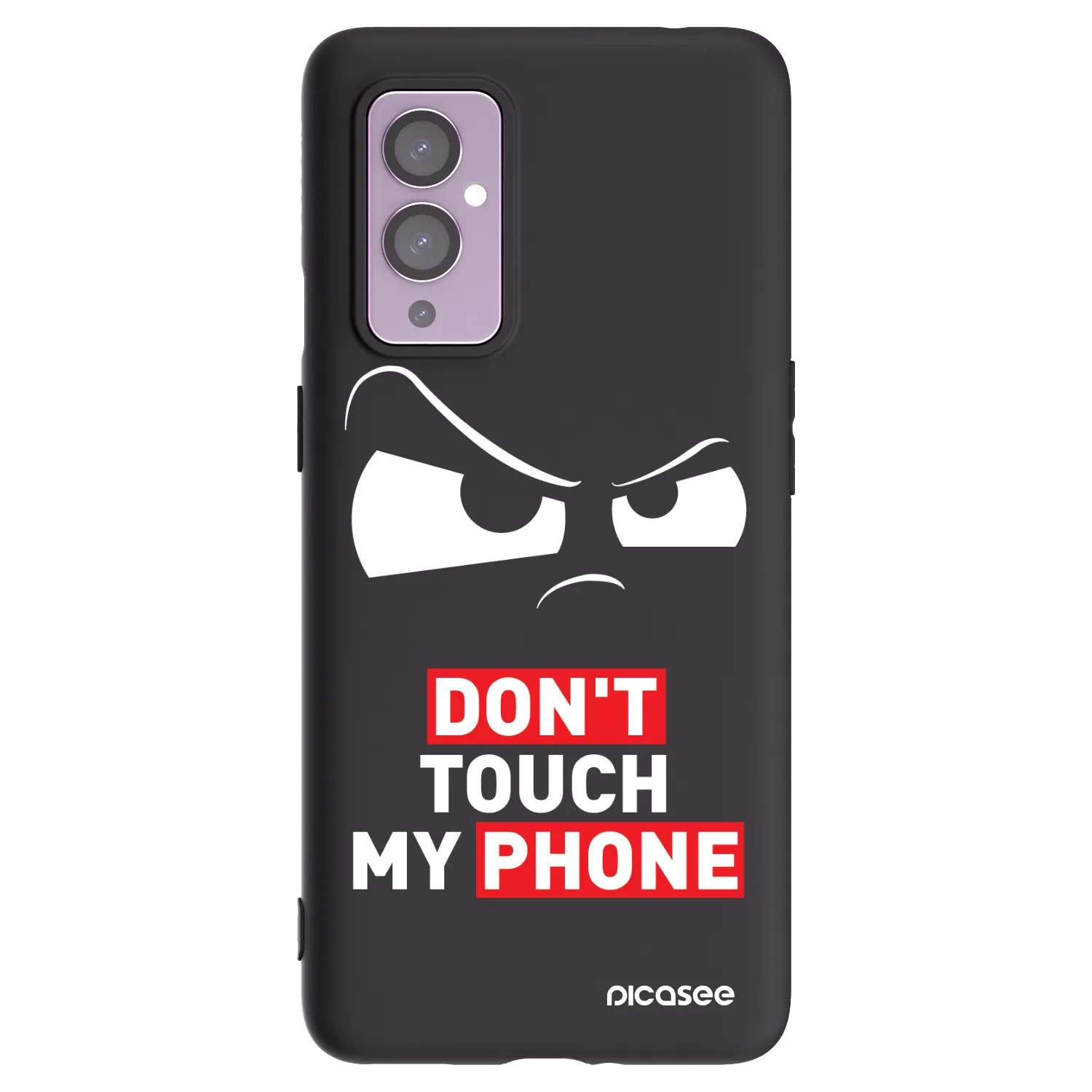 Picasee crna silikonska maskica za OnePlus 9 - Cloudy Eye - Transparent