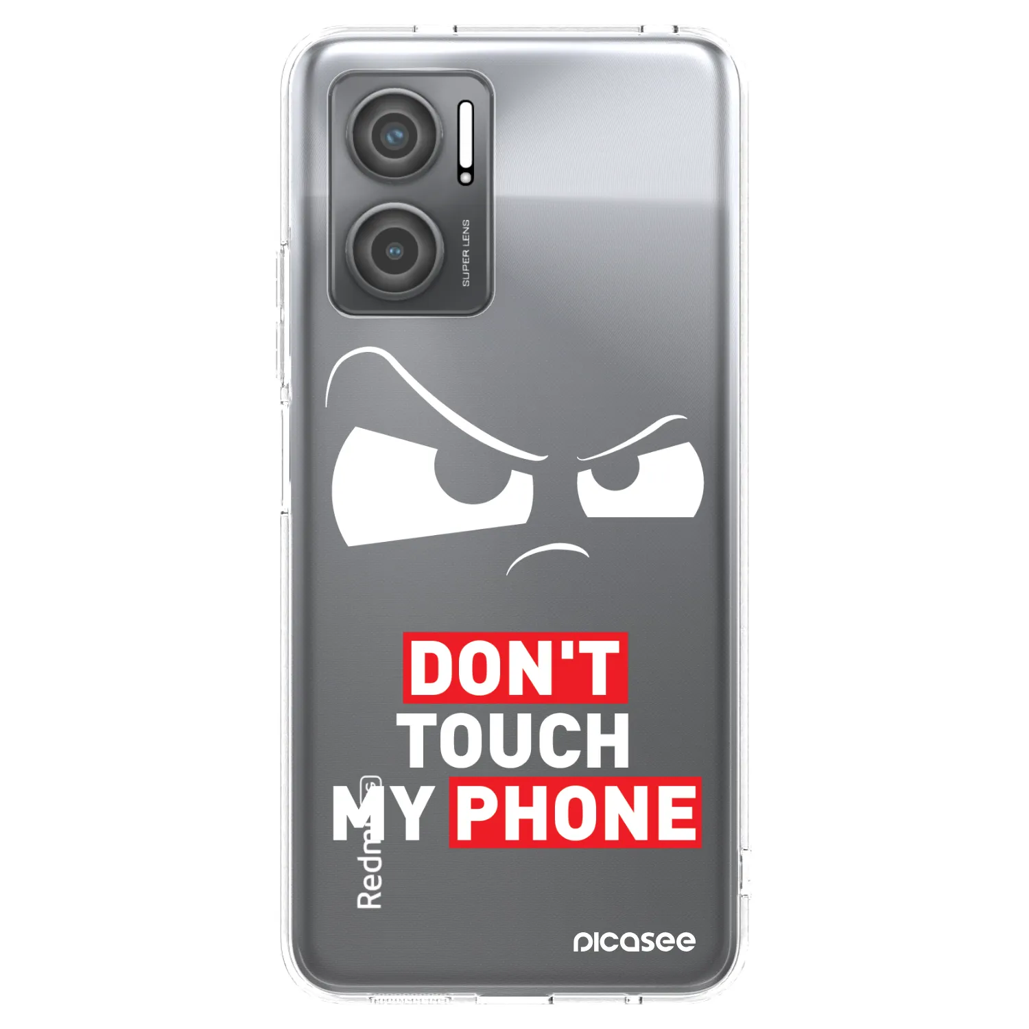 Picasee silikonska prozirna maskica za Xiaomi Redmi 10 5G - Cloudy Eye - Transparent