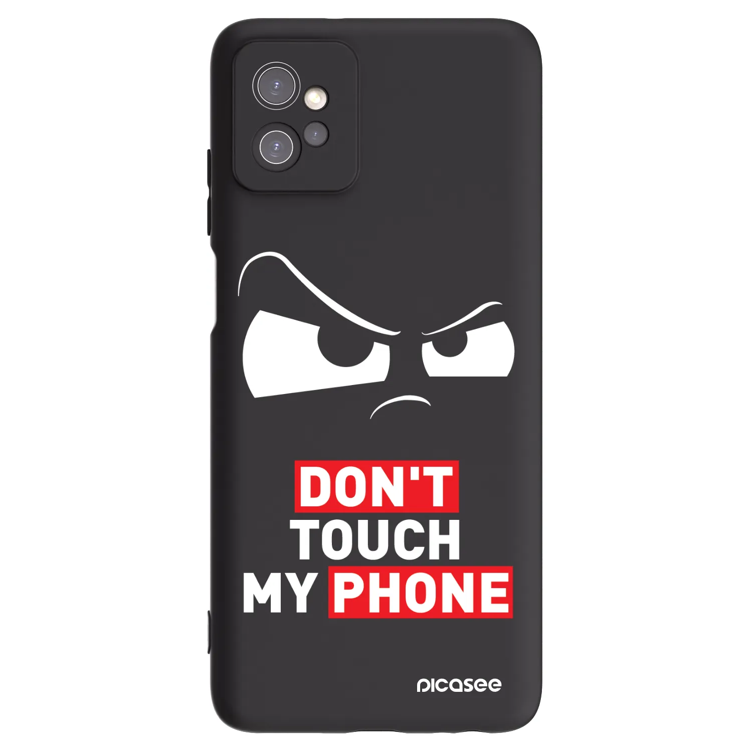 Picasee crna silikonska maskica za Motorola Moto G32 - Cloudy Eye - Transparent