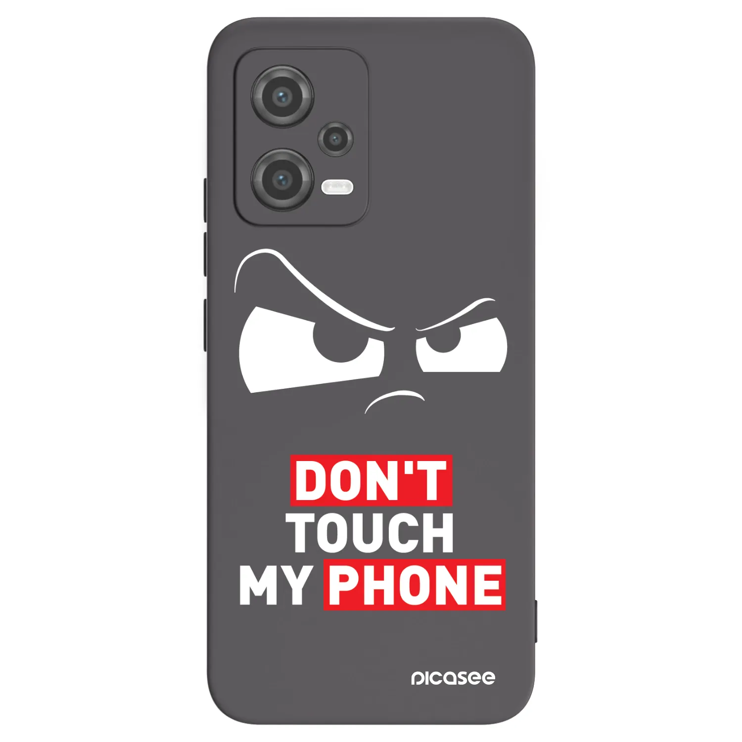 Picasee crna silikonska maskica za Xiaomi Poco X5 - Cloudy Eye - Transparent
