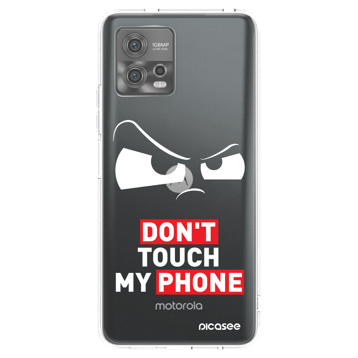 Picasee silikonska prozirna maskica za Motorola Moto G72 - Cloudy Eye - Transparent
