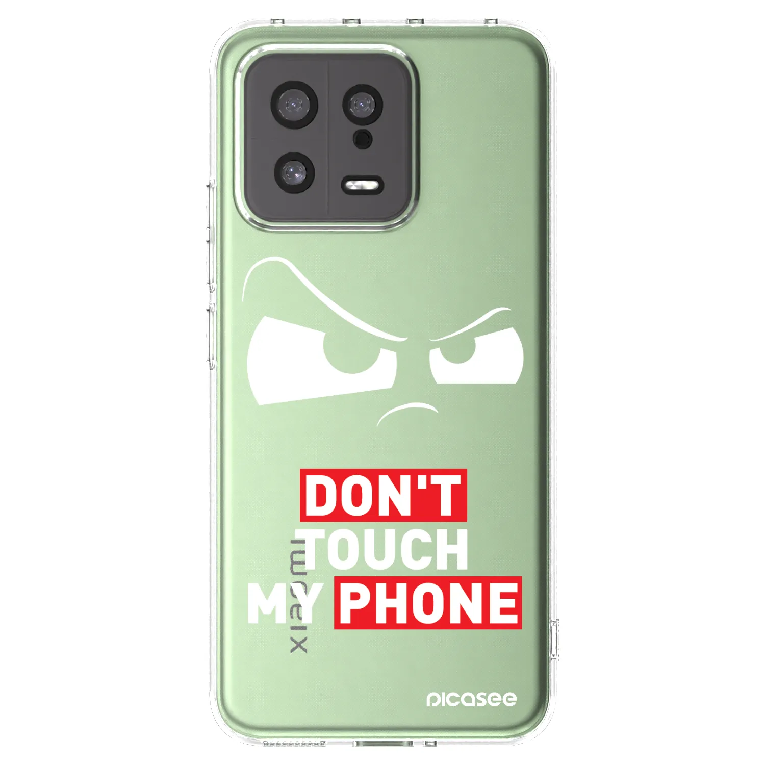 Picasee silikonska prozirna maskica za Xiaomi 13 - Cloudy Eye - Transparent