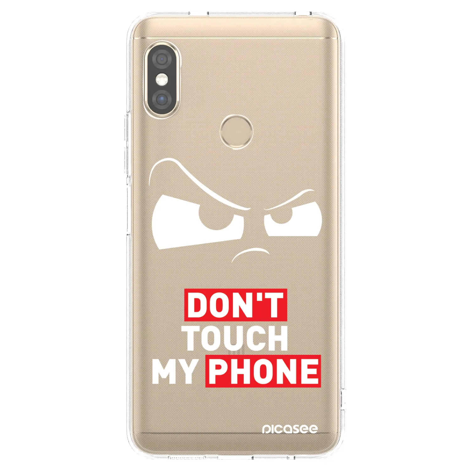 Picasee silikonska prozirna maskica za Xiaomi Redmi Note 5 Global - Cloudy Eye - Transparent