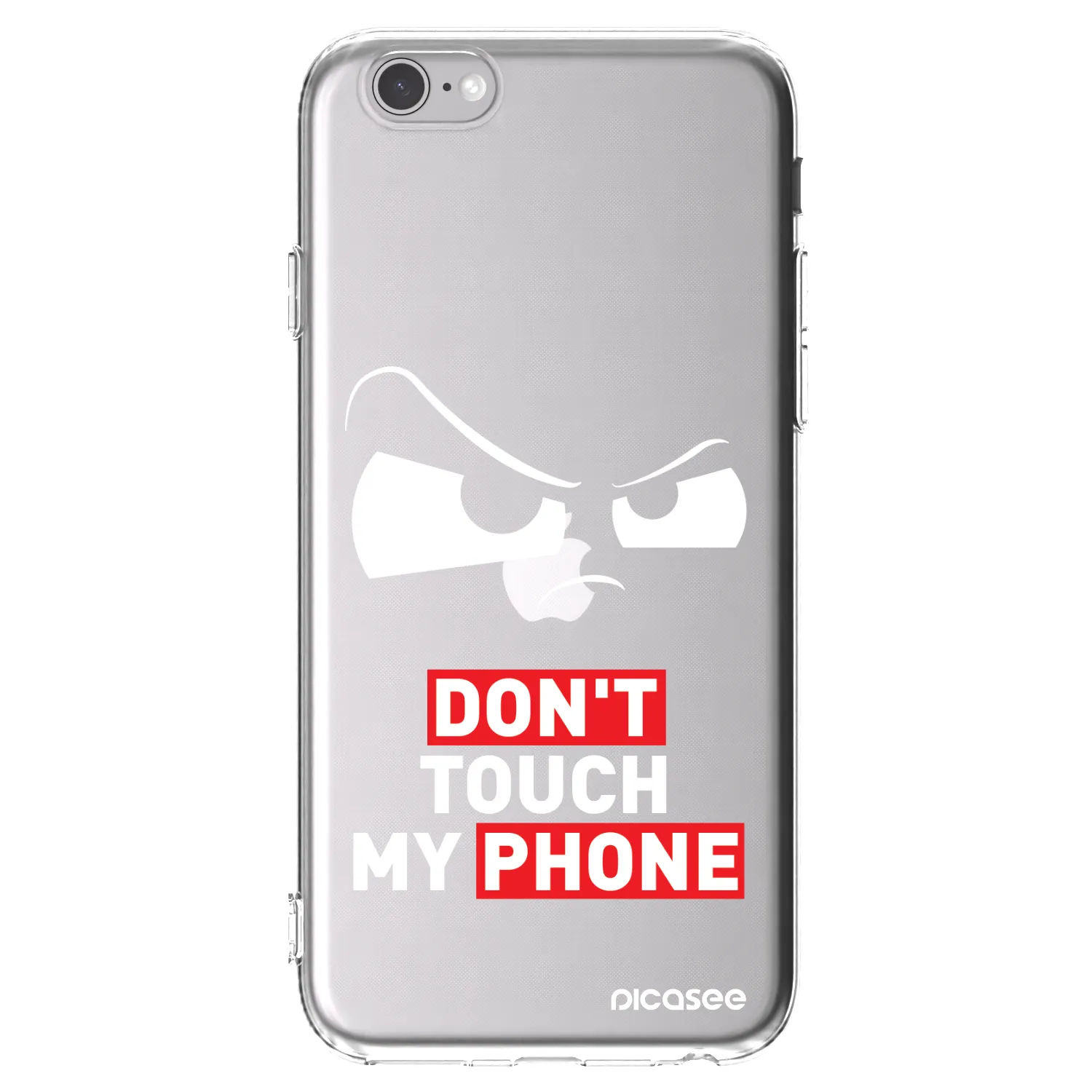 Picasee silikonska prozirna maskica za Apple iPhone 6/6S - Cloudy Eye - Transparent