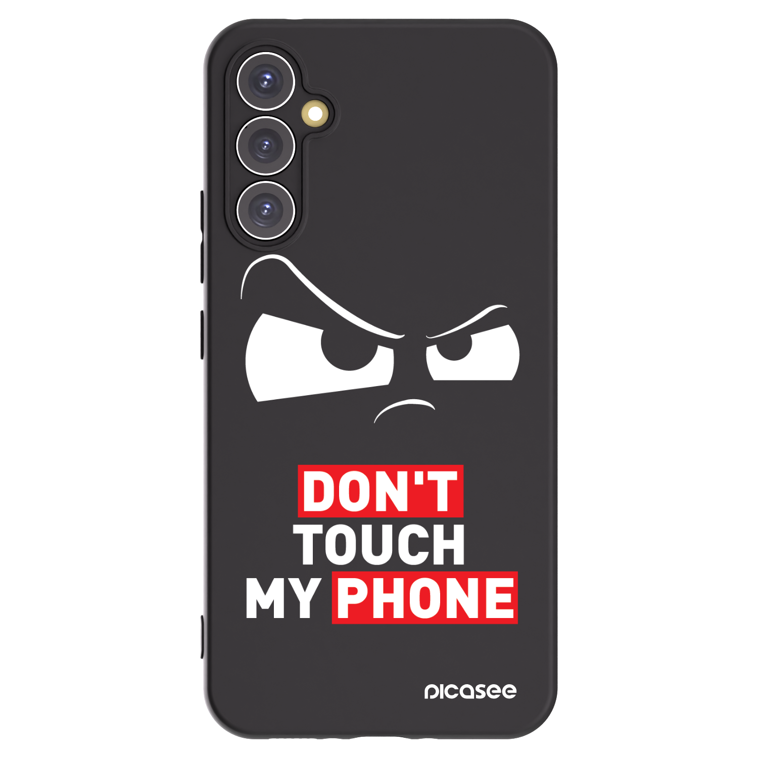 Picasee crna silikonska maskica za Samsung Galaxy A34 5G A346B - Cloudy Eye - Transparent