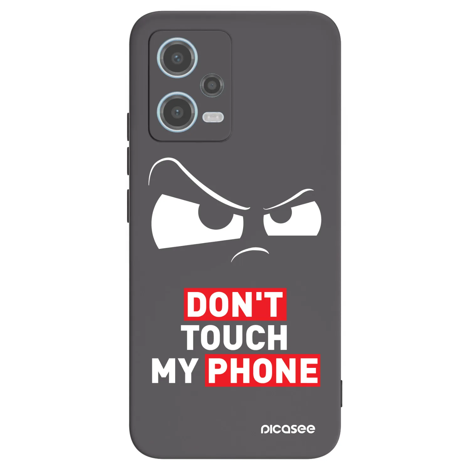 Picasee crna silikonska maskica za Xiaomi Redmi Note 12 5G - Cloudy Eye - Transparent