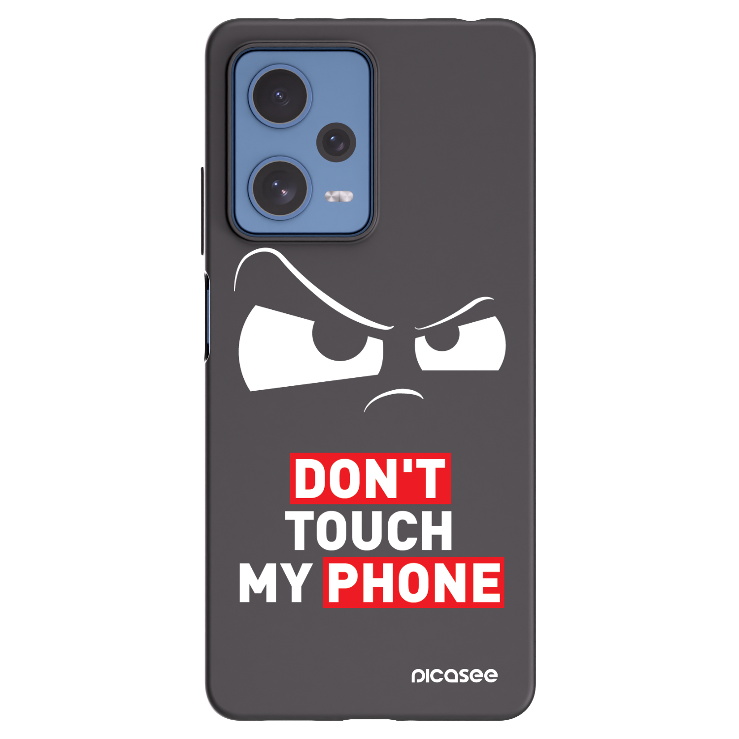 Picasee crna silikonska maskica za Xiaomi Redmi Note 12 Pro 5G - Cloudy Eye - Transparent