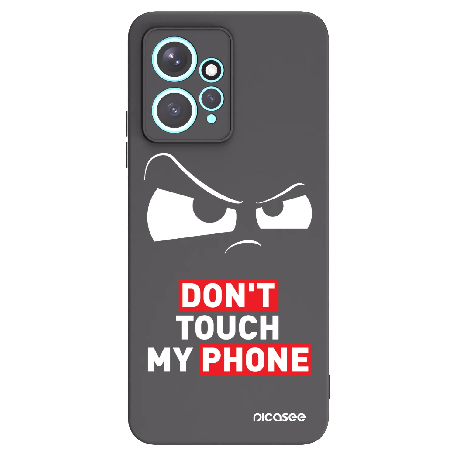 Picasee crna silikonska maskica za Xiaomi Redmi Note 12 4G - Cloudy Eye - Transparent