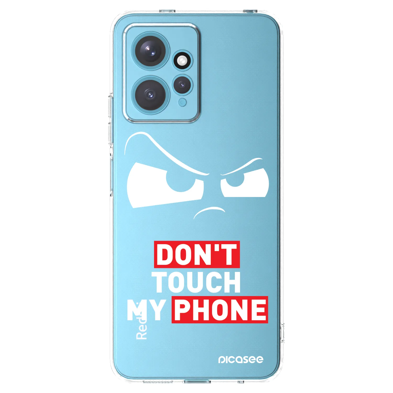 Picasee silikonska prozirna maskica za Xiaomi Redmi Note 12 4G - Cloudy Eye - Transparent