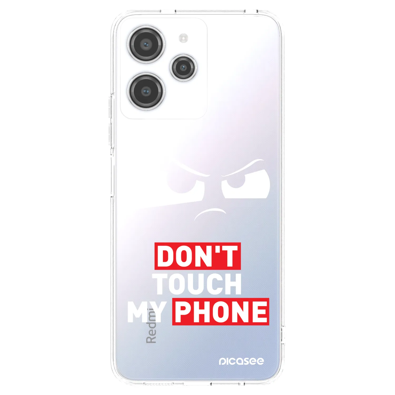 Picasee silikonska prozirna maskica za Xiaomi Redmi 12 4G - Cloudy Eye - Transparent