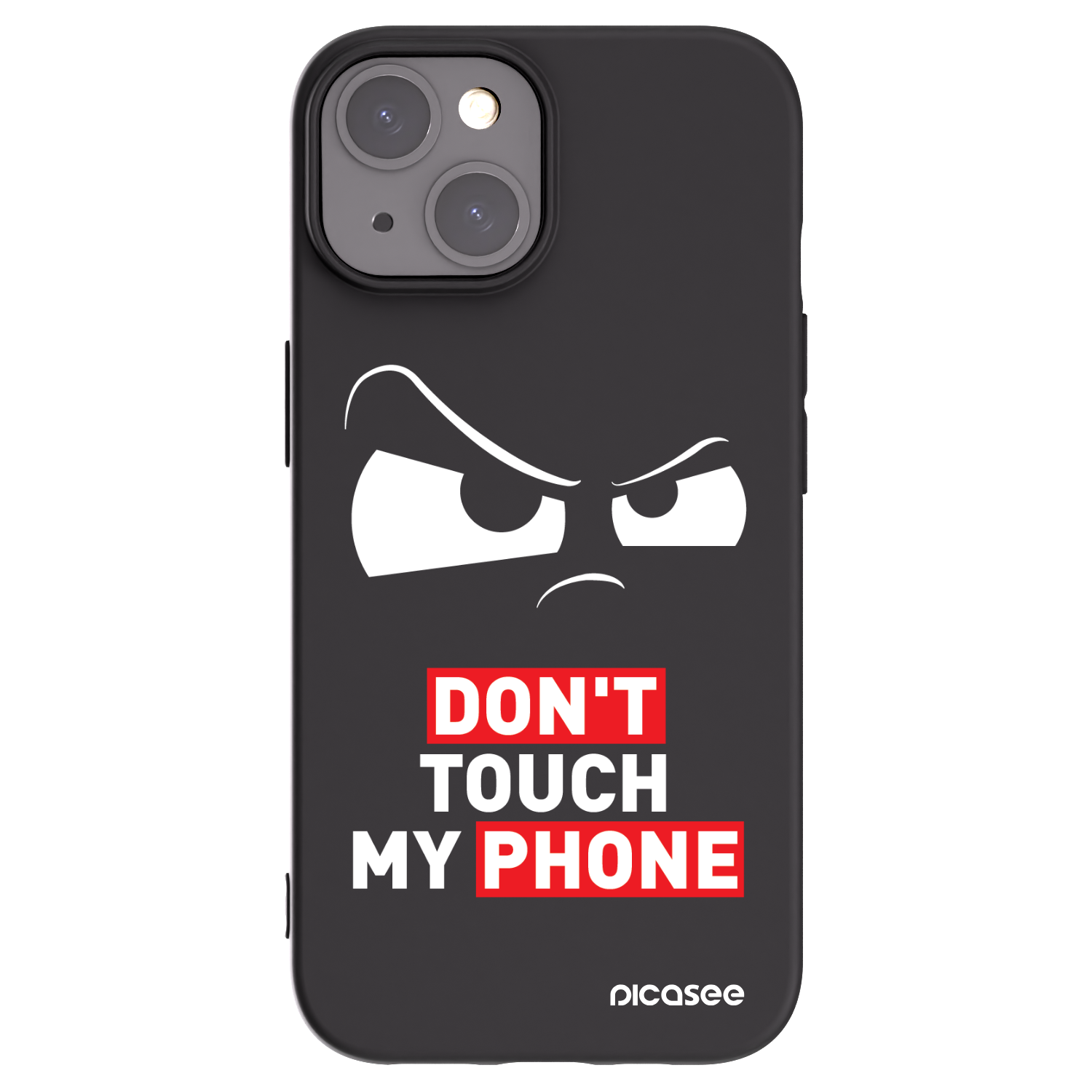 Picasee crna silikonska maskica za Apple iPhone 15 - Cloudy Eye - Transparent