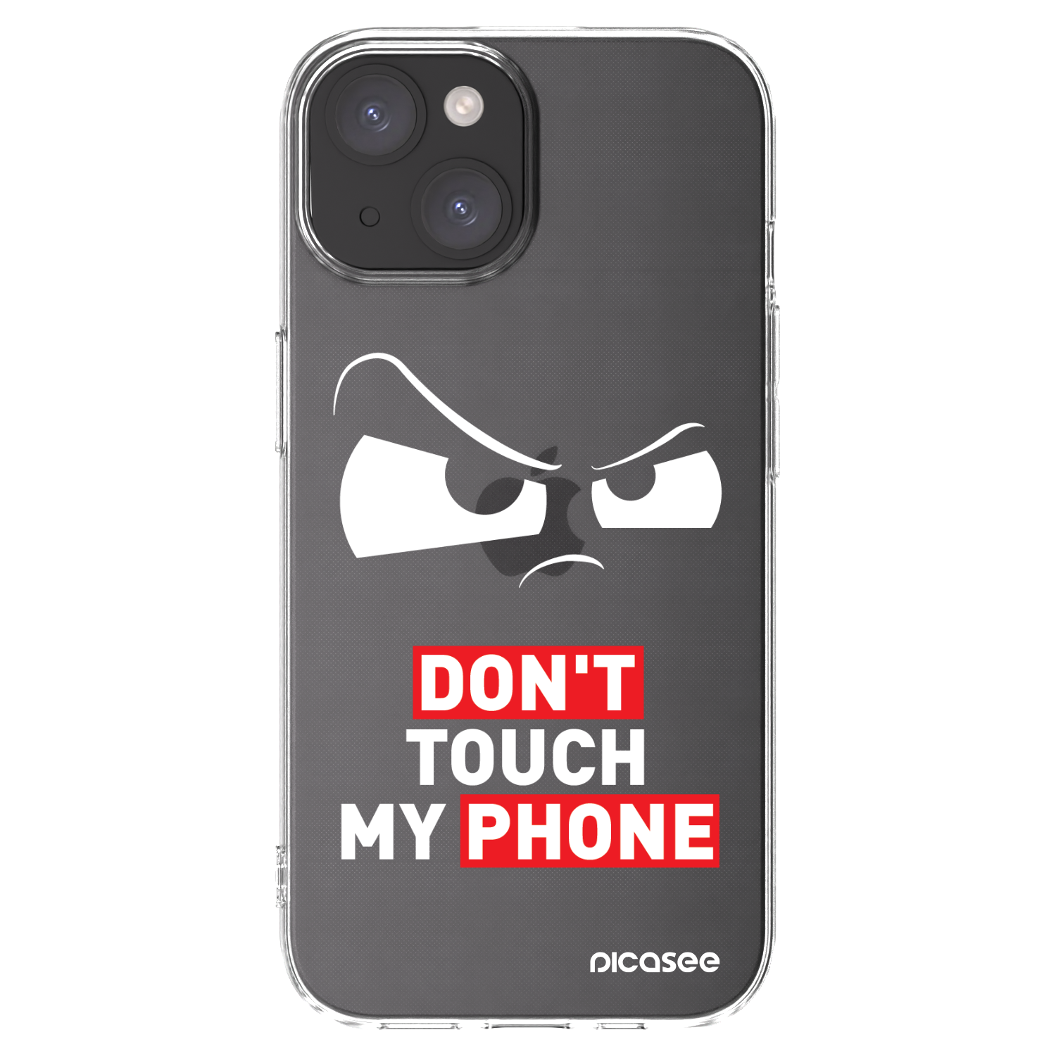 Picasee silikonska prozirna maskica za Apple iPhone 15 - Cloudy Eye - Transparent