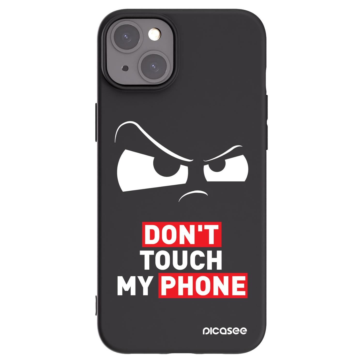 Picasee crna silikonska maskica za Apple iPhone 15 Plus - Cloudy Eye - Transparent