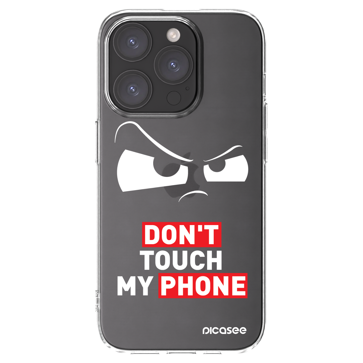 Picasee silikonska prozirna maskica za Apple iPhone 15 Pro - Cloudy Eye - Transparent