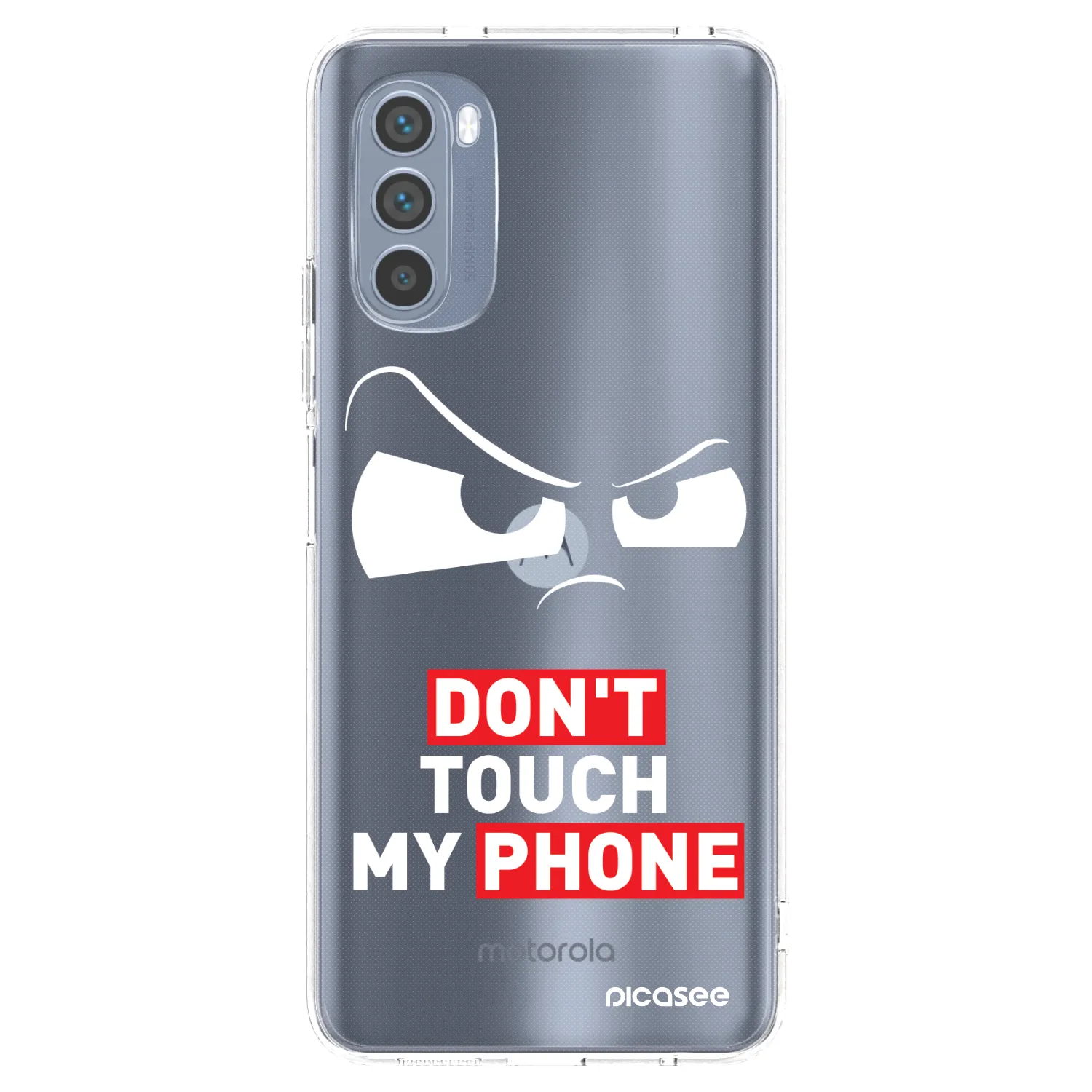 Picasee silikonska prozirna maskica za Motorola Moto G62 - Cloudy Eye - Transparent