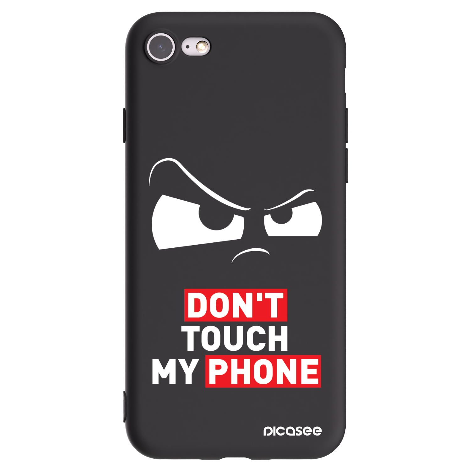 Picasee crna silikonska maskica za Apple iPhone 7 - Cloudy Eye - Transparent