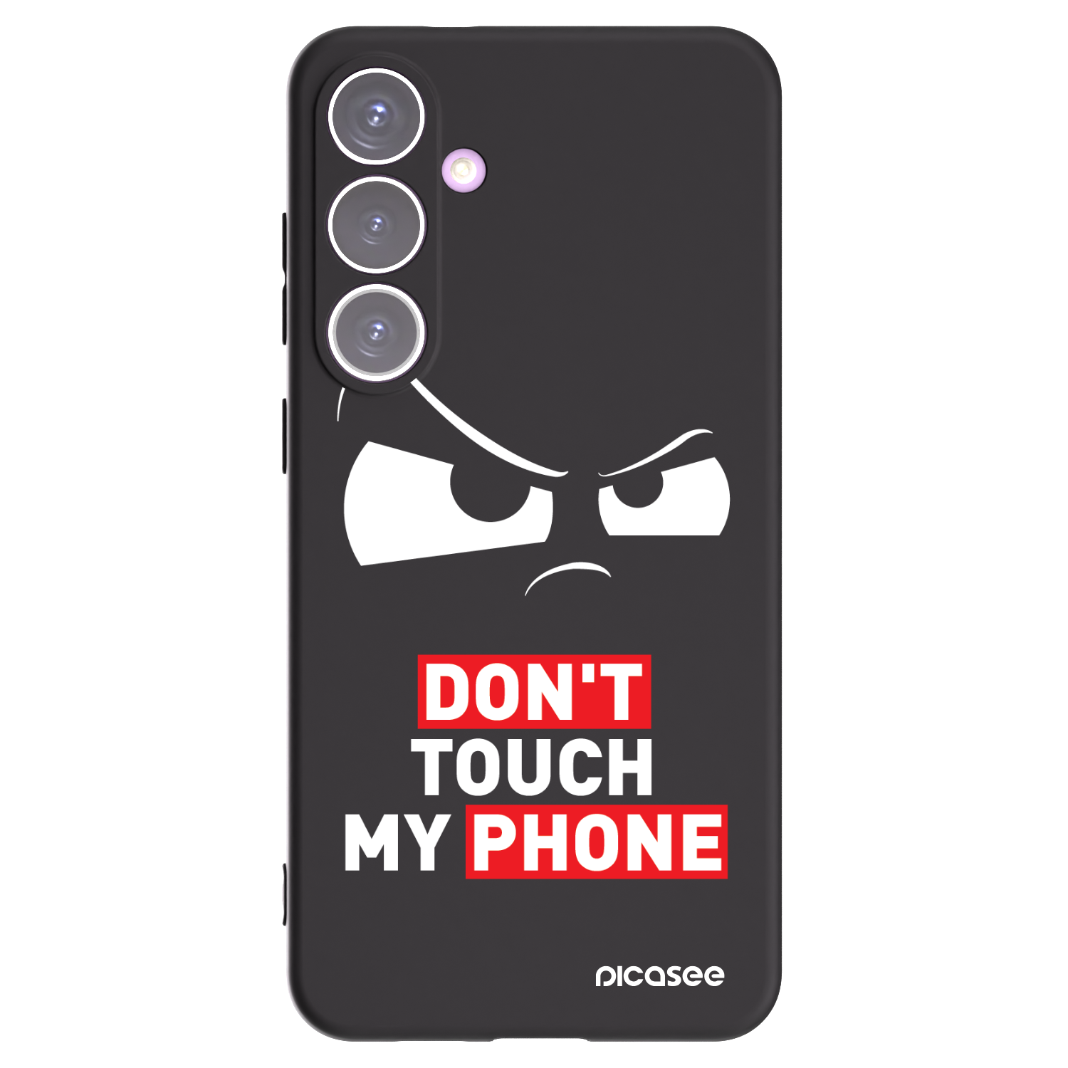 Picasee crna silikonska maskica za Samsung Galaxy S24+ S926B 5G - Cloudy Eye - Transparent