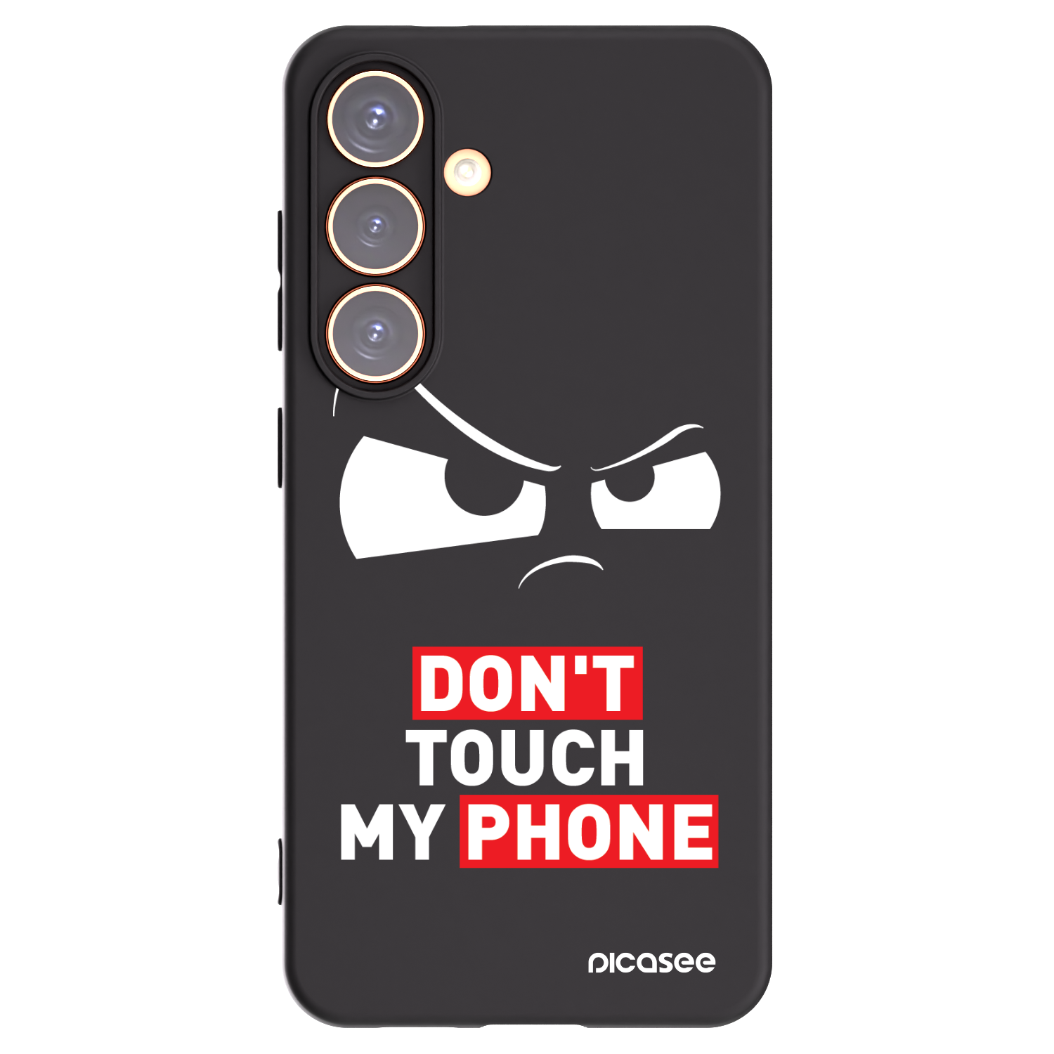 Picasee crna silikonska maskica za Samsung Galaxy S24 S921B 5G - Cloudy Eye - Transparent