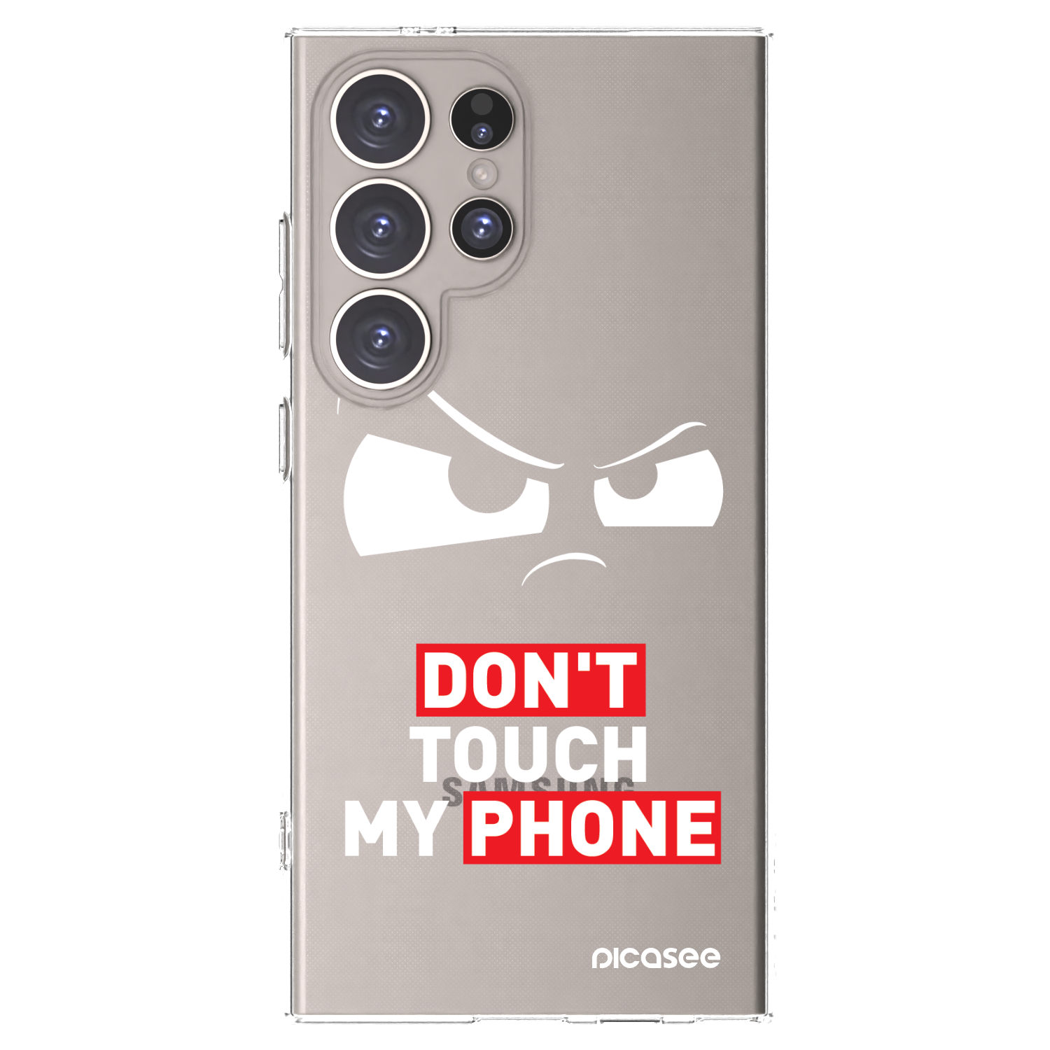 Picasee silikonska prozirna maskica za Samsung Galaxy S24 Ultra S928B 5G - Cloudy Eye - Transparent