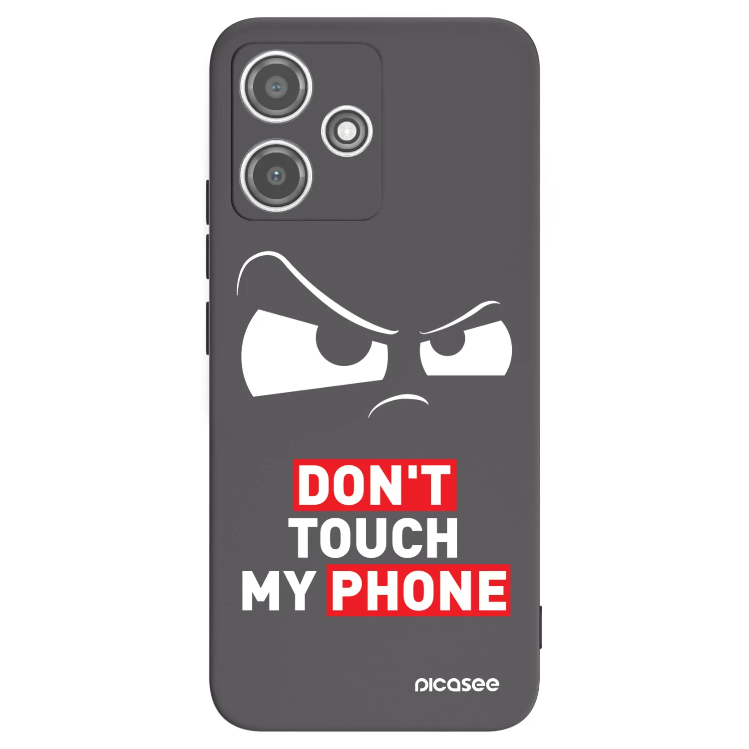 Picasee crna silikonska maskica za Xiaomi Redmi 12 5G - Cloudy Eye - Transparent