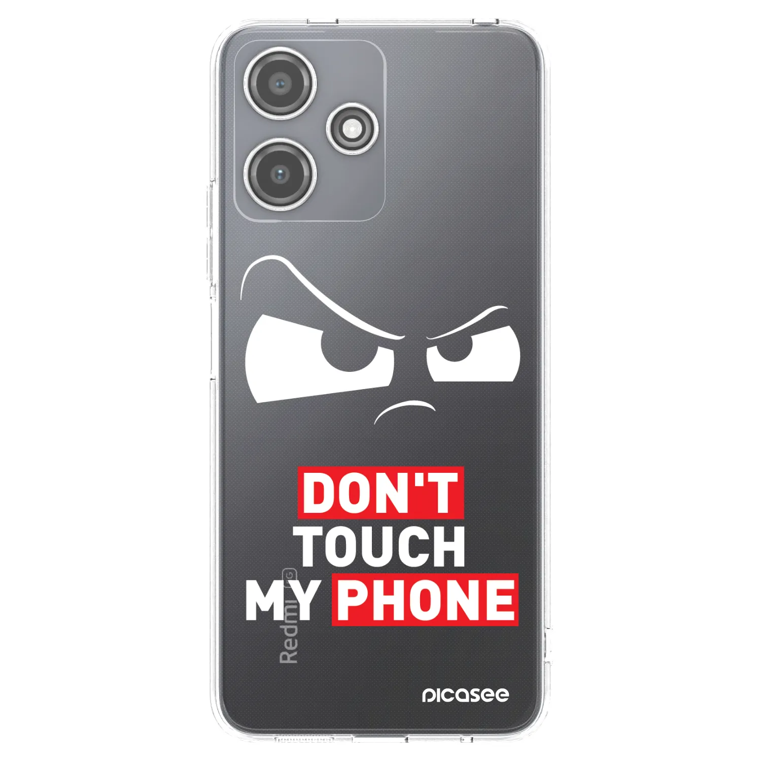 Picasee silikonska prozirna maskica za Xiaomi Redmi 12 5G - Cloudy Eye - Transparent